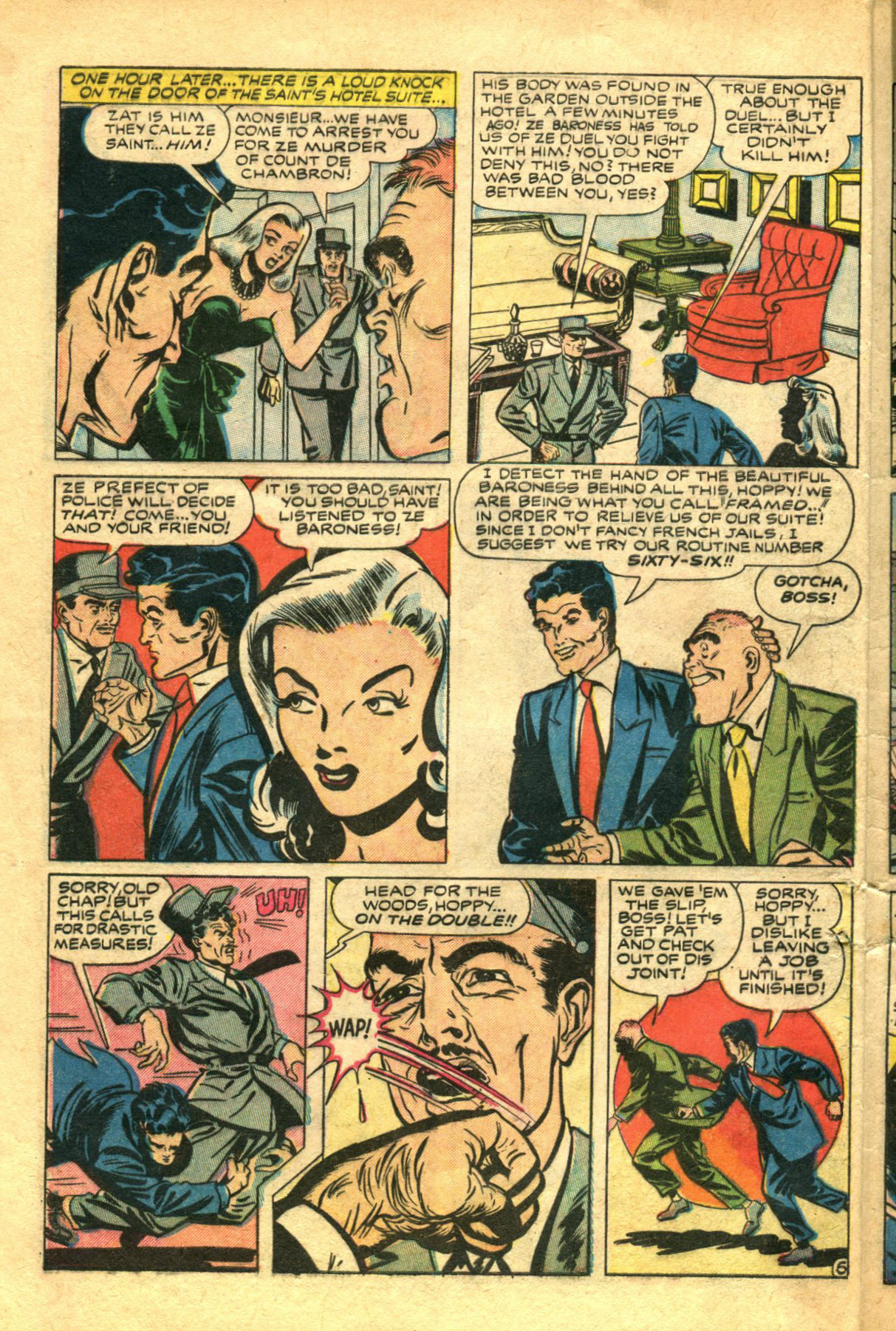 Read online The Saint (1947) comic -  Issue #7 - 8