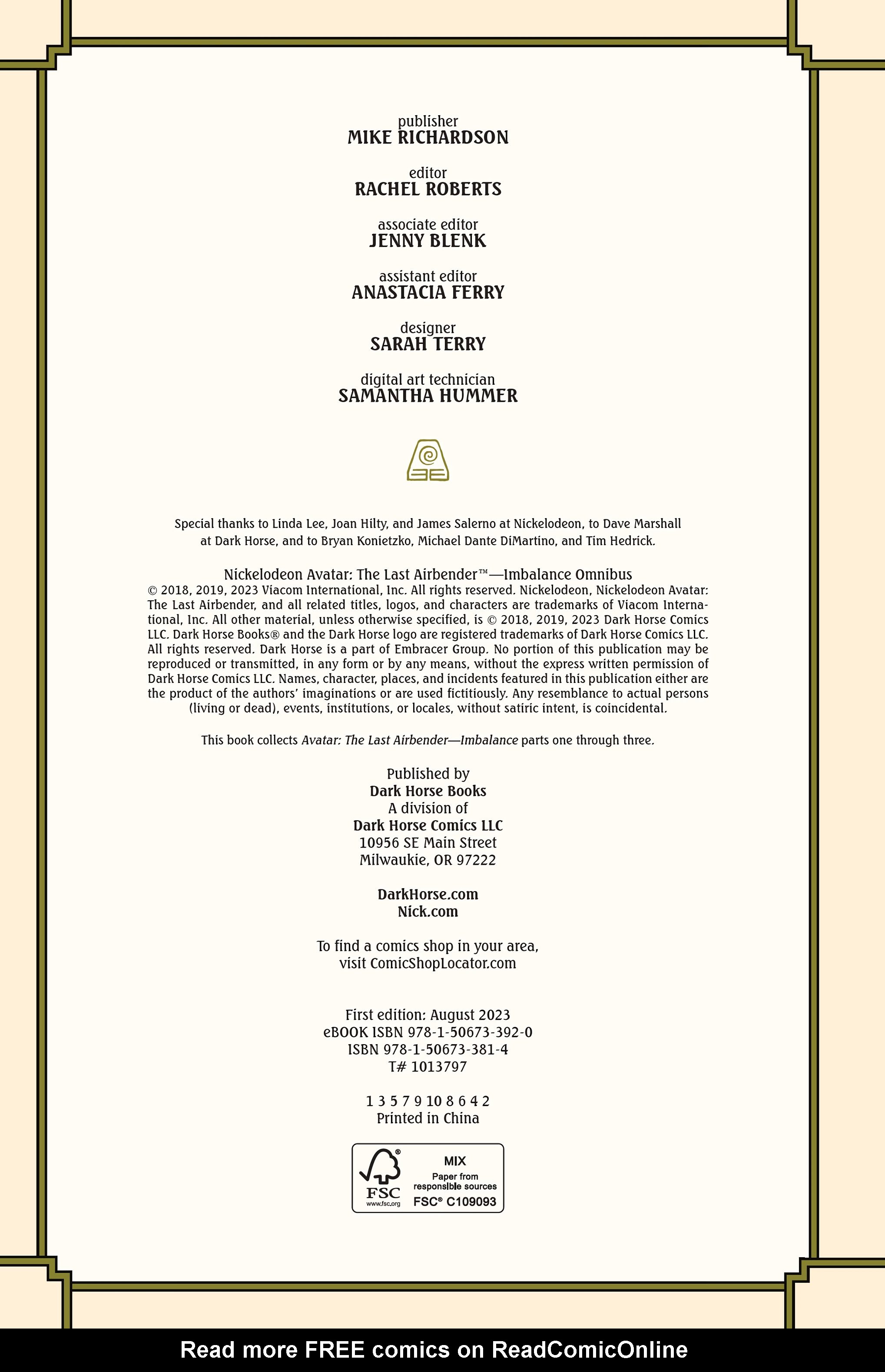 Read online Nickelodeon Avatar: The Last Airbender - Imbalance comic -  Issue # _Omnibus (Part 1) - 3