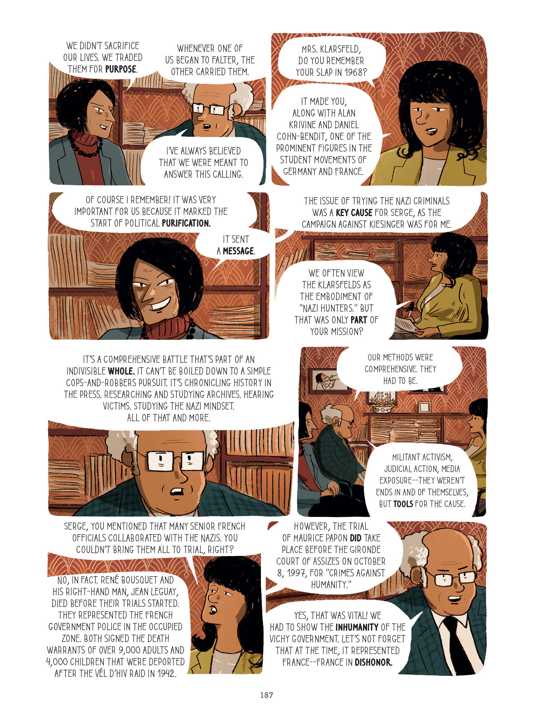 Read online For Justice: The Serge & Beate Klarsfeld Story comic -  Issue # TPB (Part 2) - 86