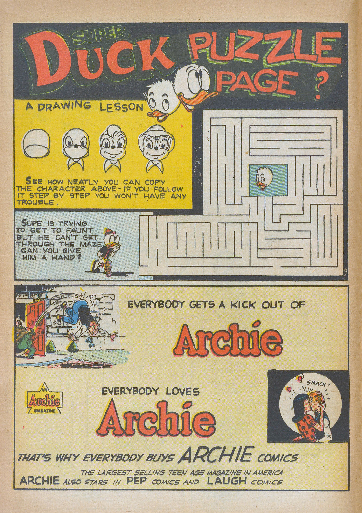 Read online Super Duck Comics comic -  Issue #22 - 16