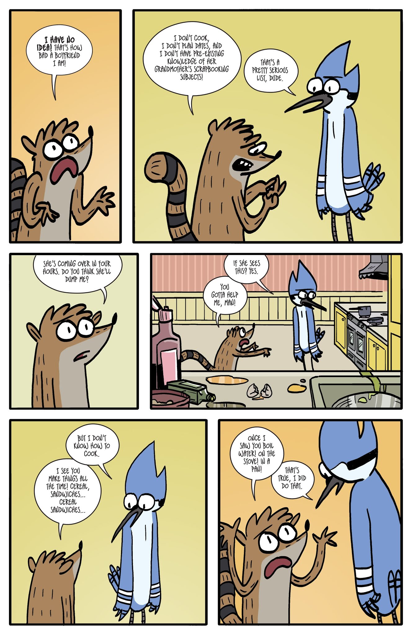 Read online Regular Show: Parks and Wreck comic -  Issue # TPB - 87
