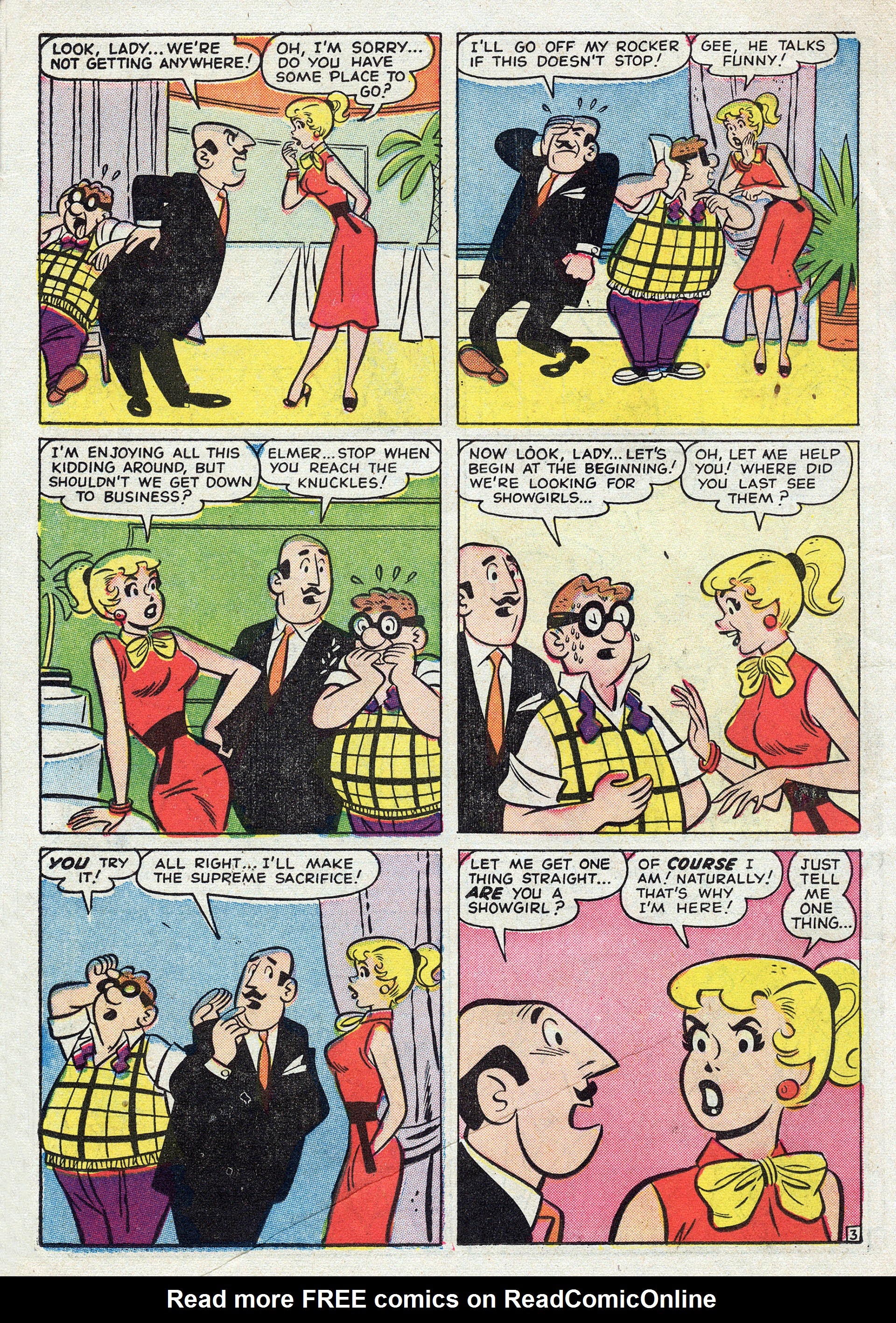 Read online Showgirls (1957) comic -  Issue #4 - 22