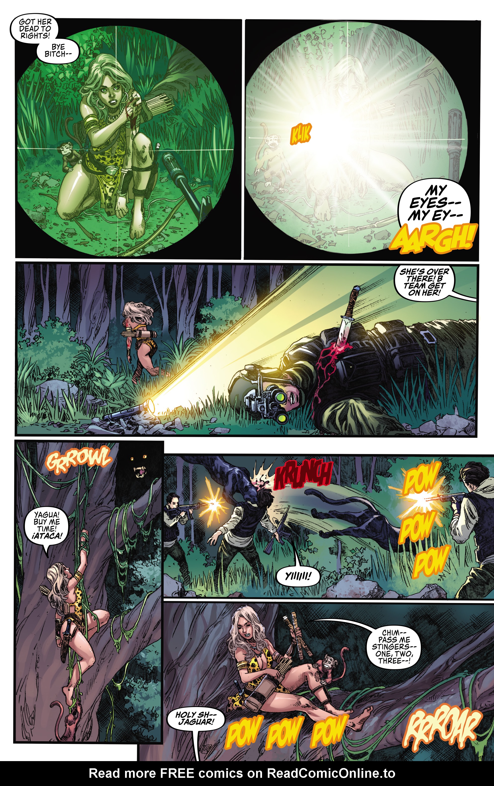 Read online Sheena Queen of the Jungle: Fatal Exams comic -  Issue #2 - 10