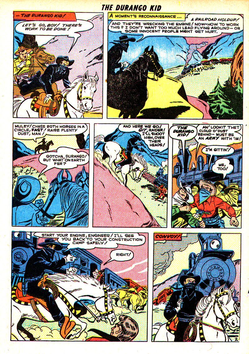 Read online Charles Starrett as The Durango Kid comic -  Issue #4 - 5