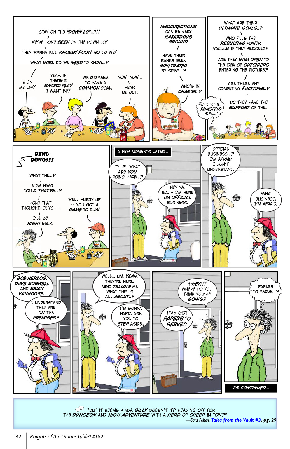 Read online Knights of the Dinner Table comic -  Issue #182 - 34