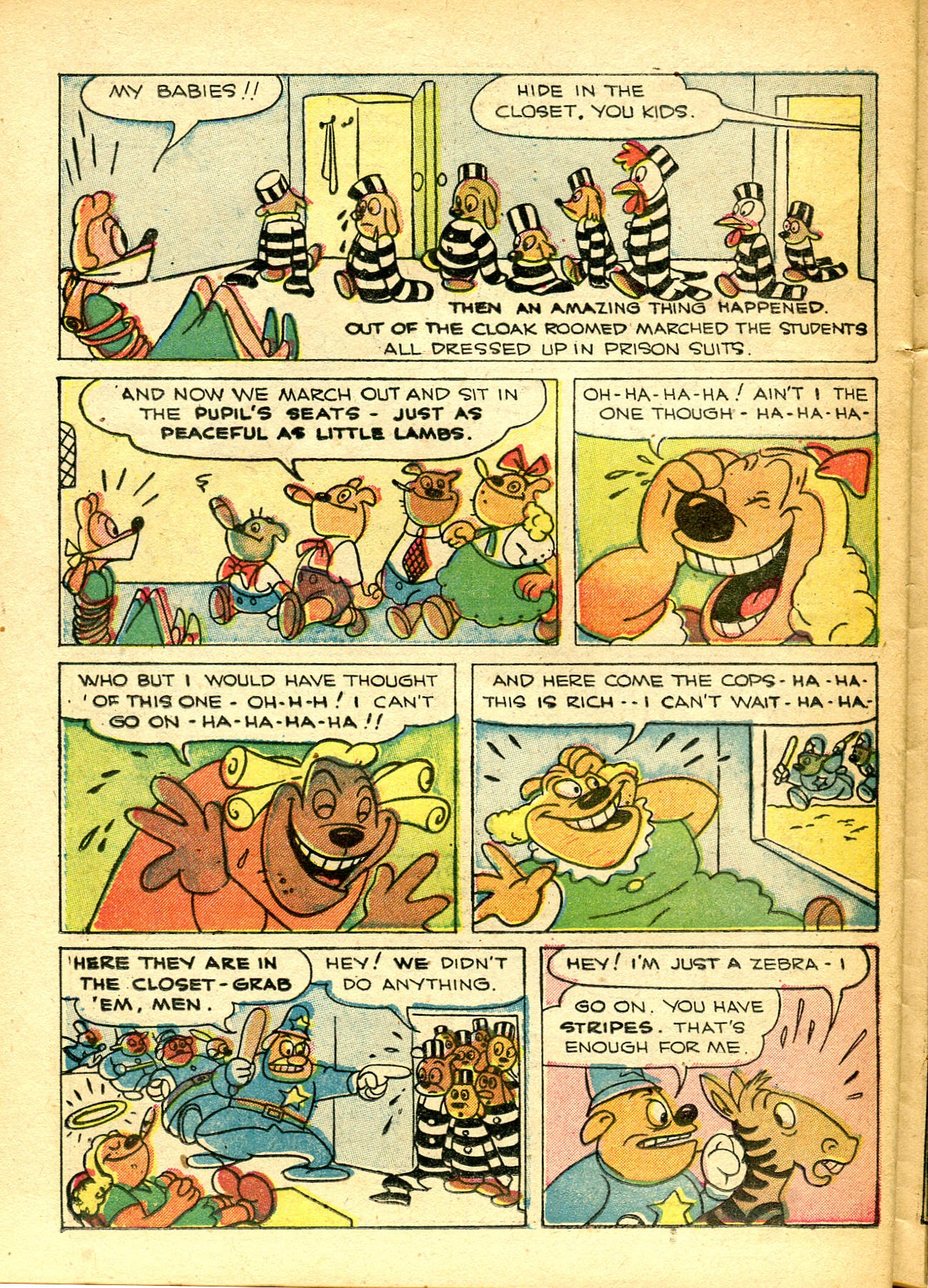 Read online Paul Terry's Mighty Mouse Comics comic -  Issue #27 - 30