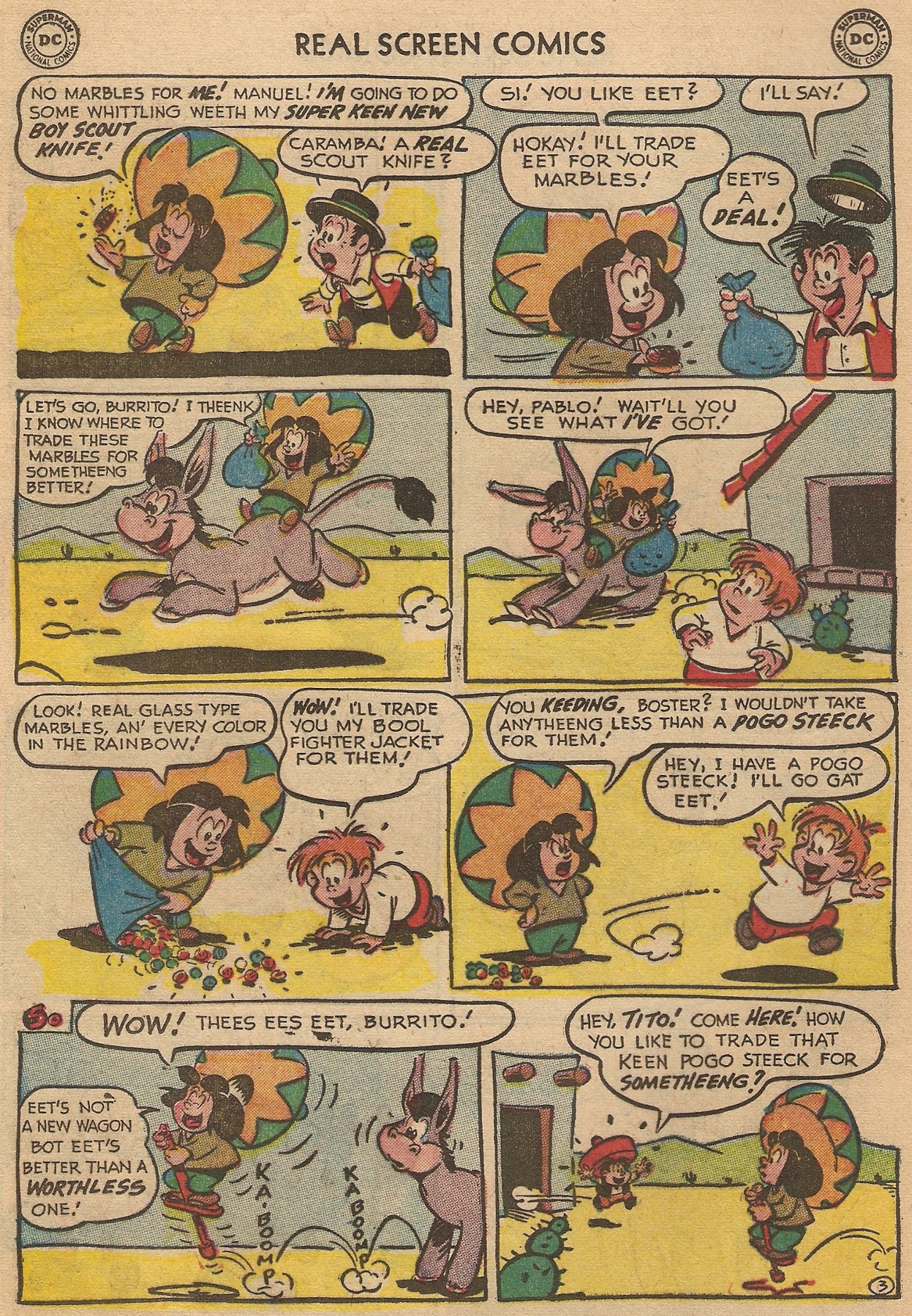 Read online Real Screen Comics comic -  Issue #70 - 12