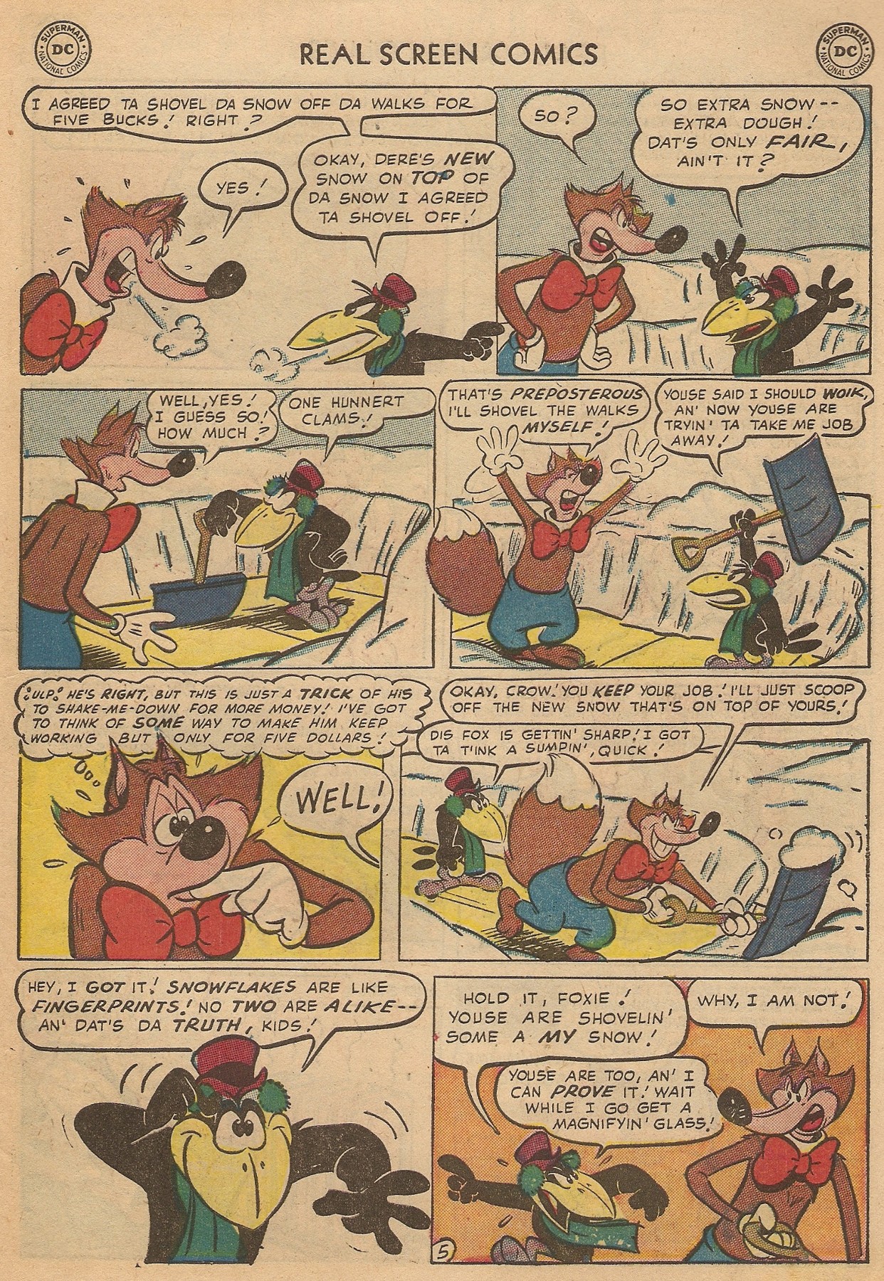 Read online Real Screen Comics comic -  Issue #70 - 7