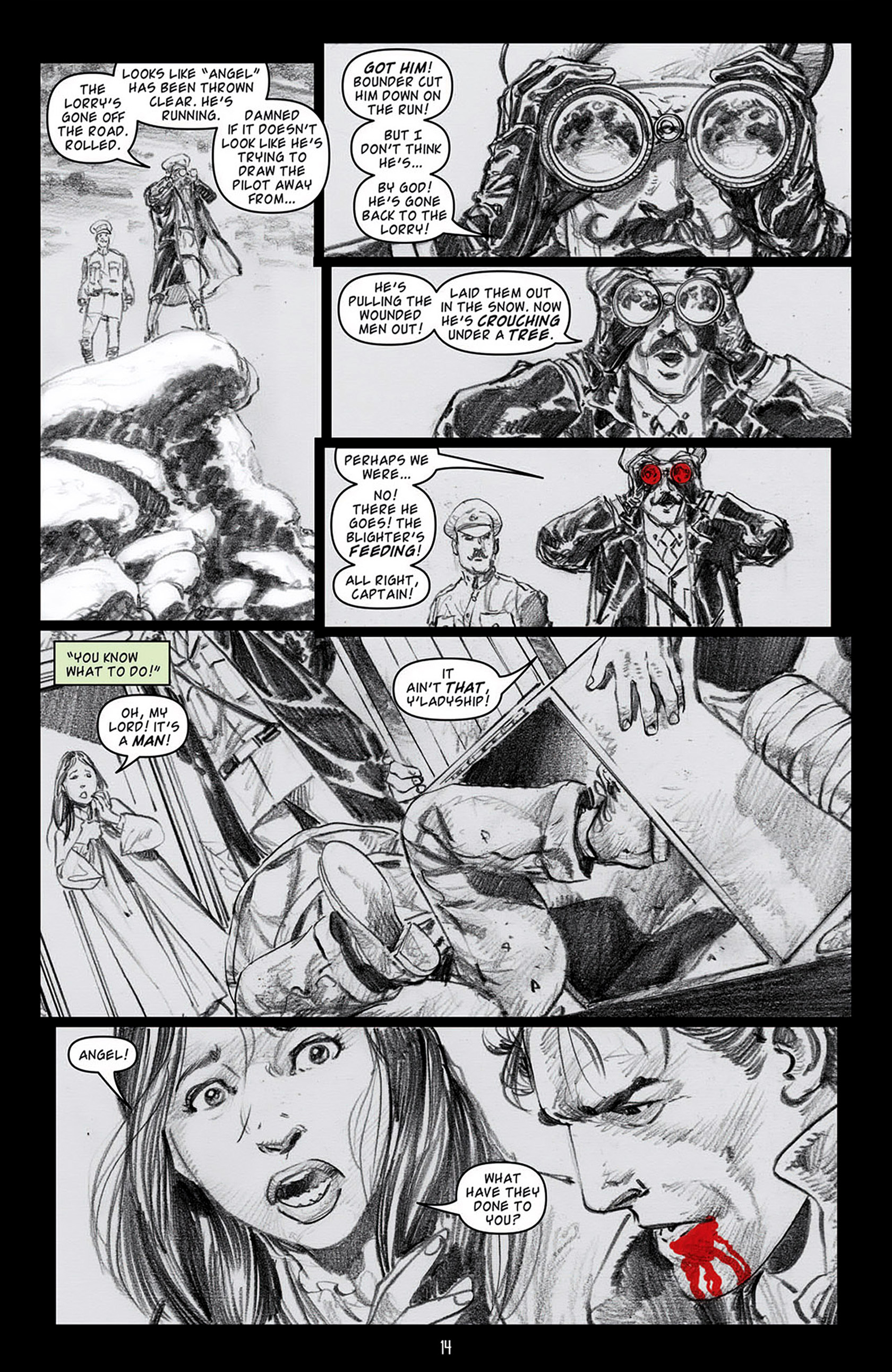 Read online Angel: Blood & Trenches comic -  Issue #3 - 16