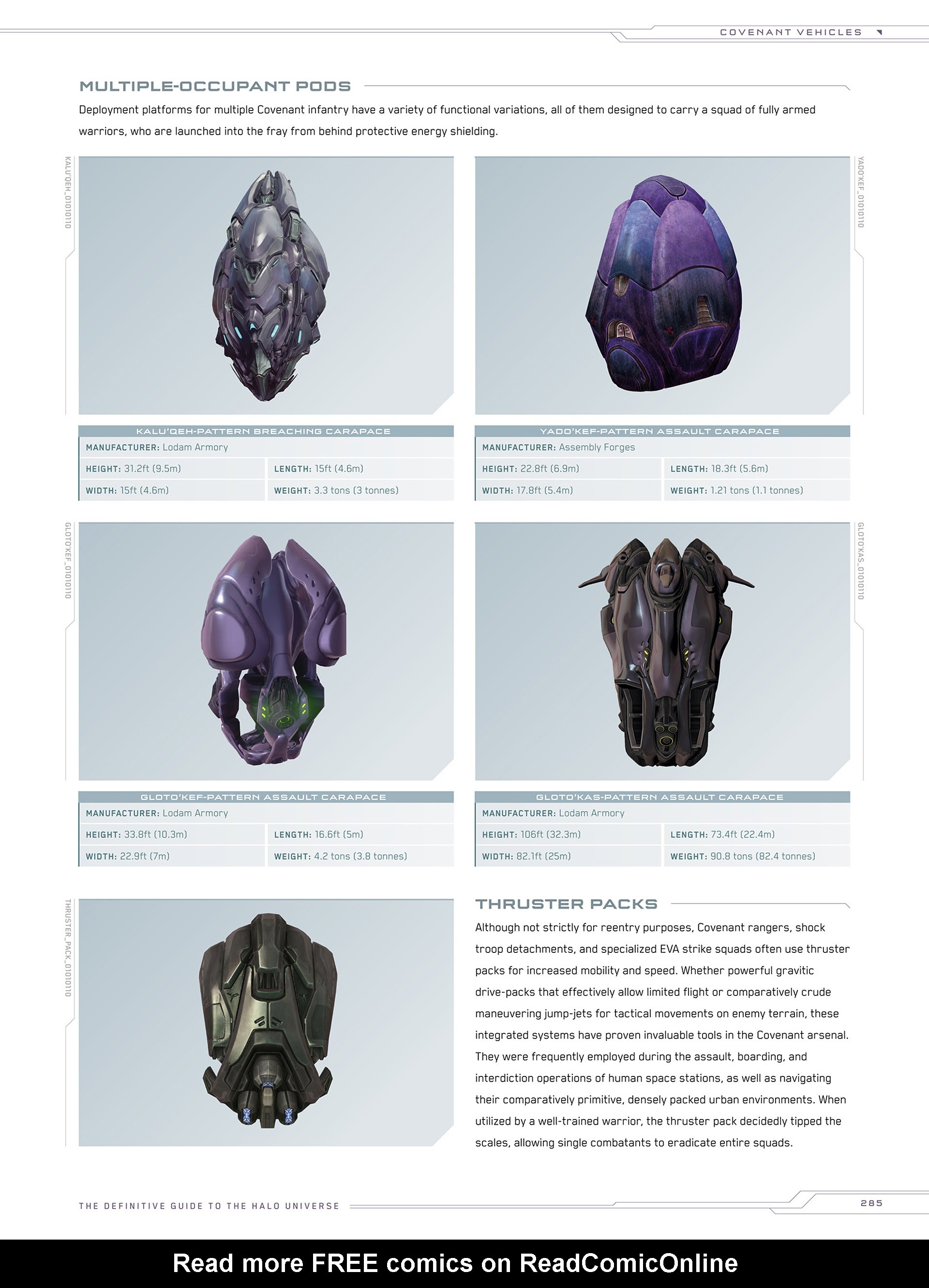 Read online Halo Encyclopedia comic -  Issue # TPB (Part 3) - 81