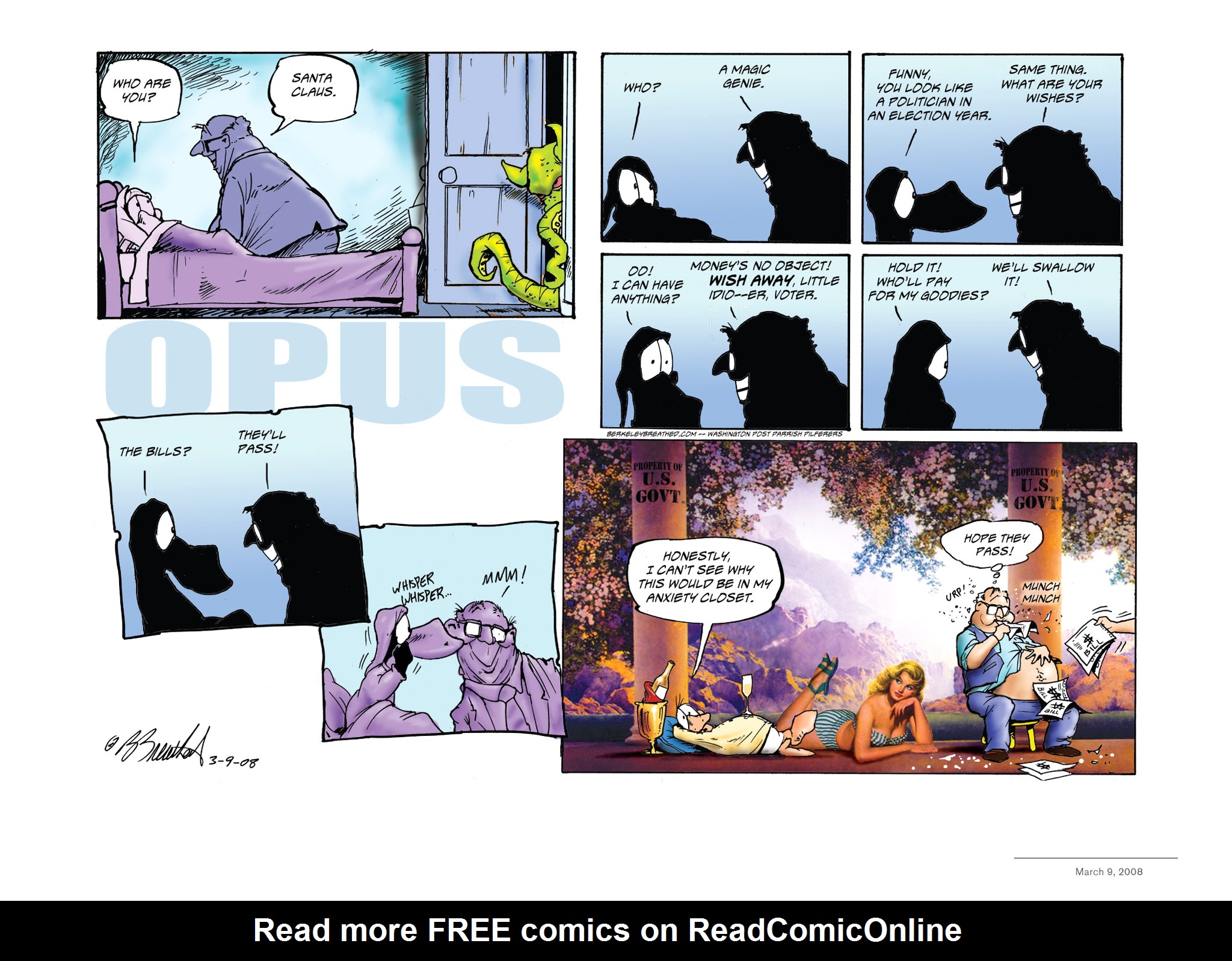 Read online Opus Complete Sunday Strips From 2003-2008 comic -  Issue # TPB (Part 3) - 33