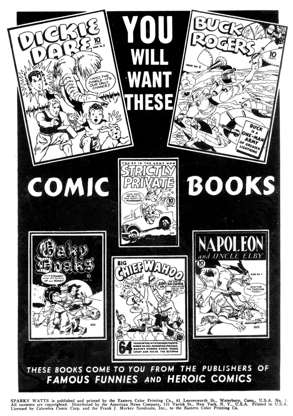 Read online Sparky Watts comic -  Issue #1 - 2