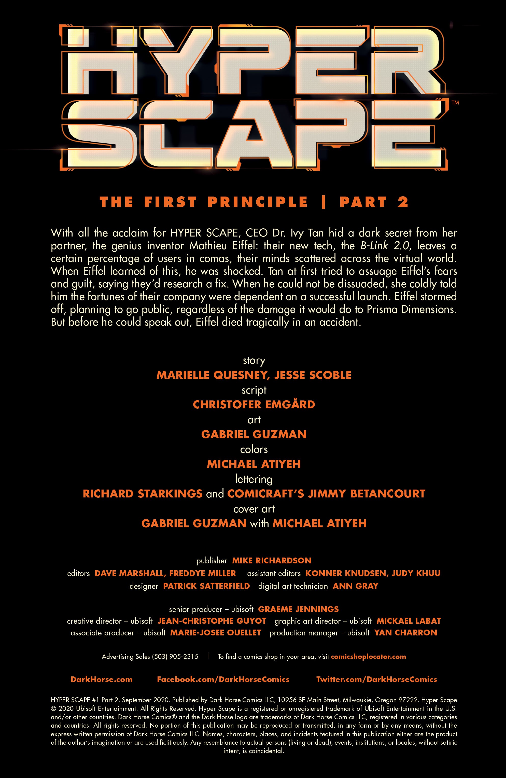 Read online HYPER SCAPE comic -  Issue #2 - 2