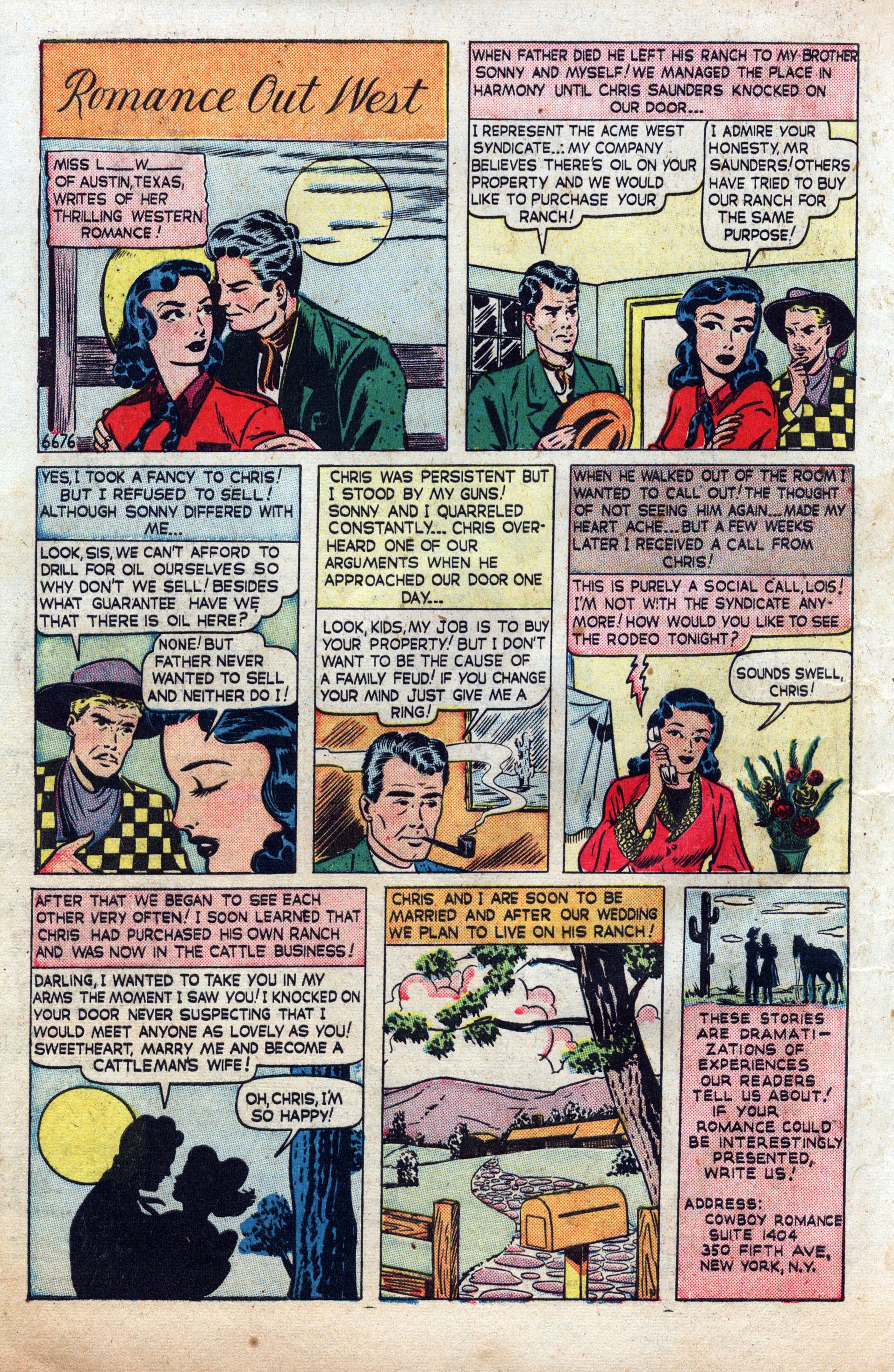 Read online Cowboy Romances comic -  Issue #2 - 14