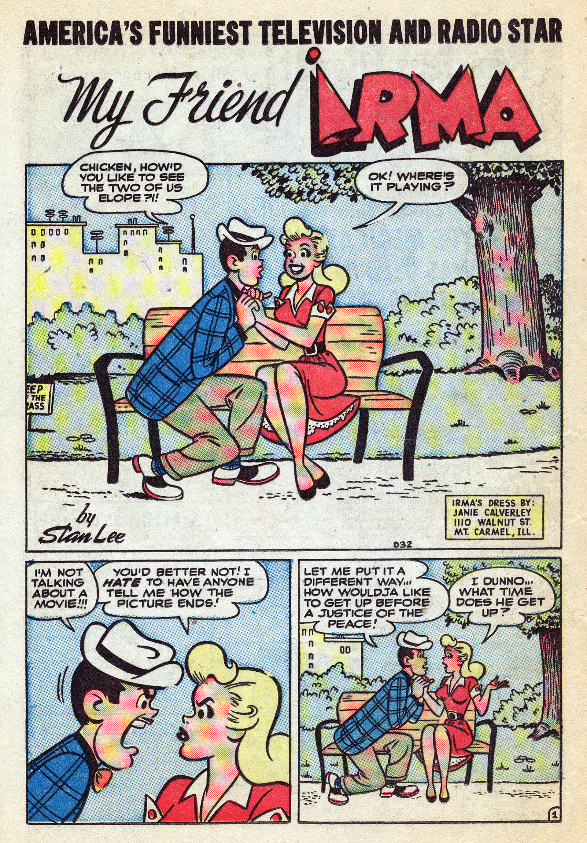 Read online My Friend Irma comic -  Issue #34 - 24