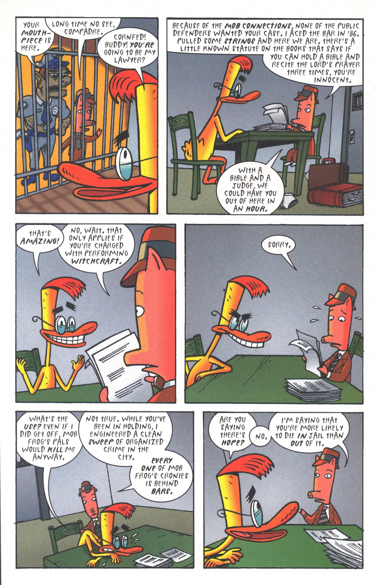 Read online Duckman : The Mob Frog Saga comic -  Issue #2 - 18