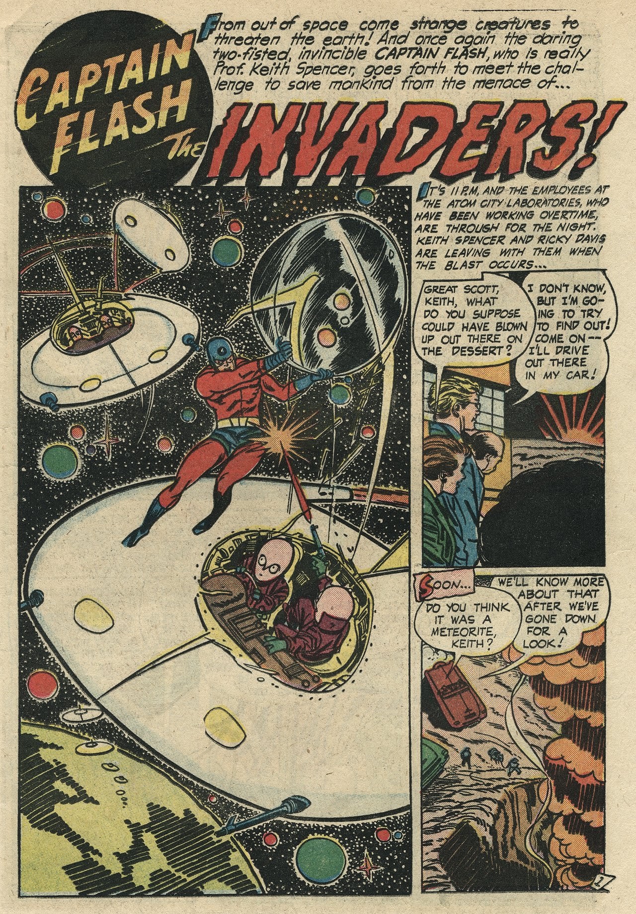 Read online Captain Flash comic -  Issue #4 - 11