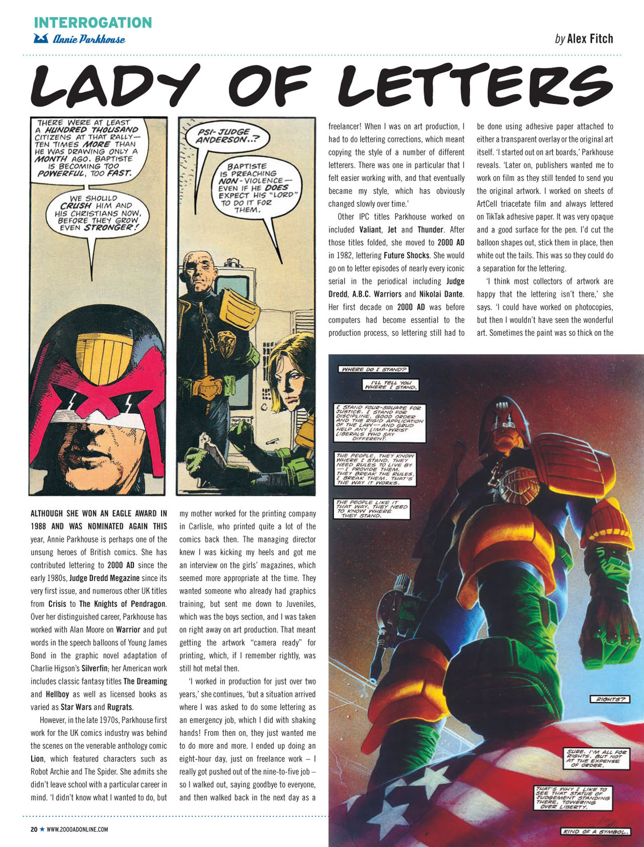 Read online Judge Dredd Megazine (Vol. 5) comic -  Issue #331 - 20
