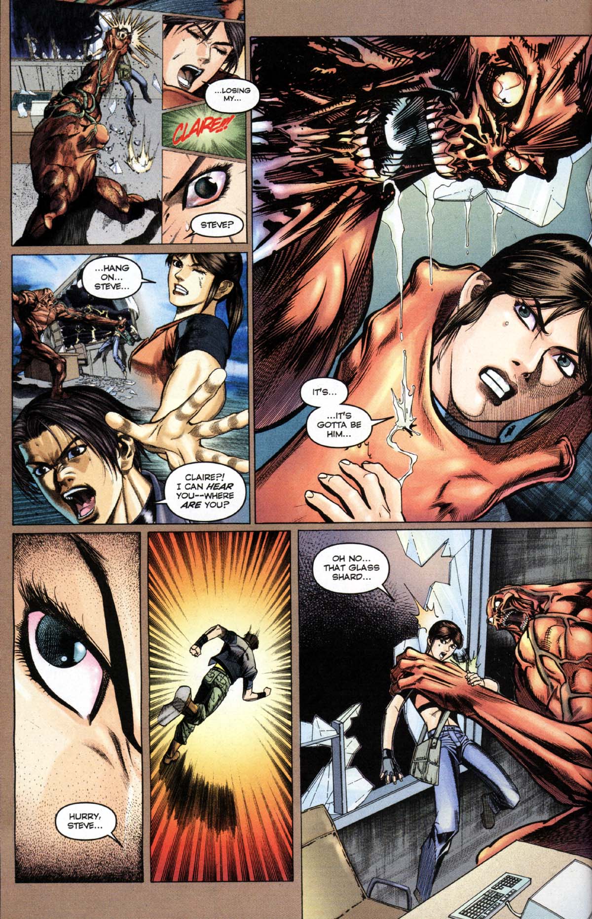 Read online Resident Evil Code: Veronica comic -  Issue #2 - 21