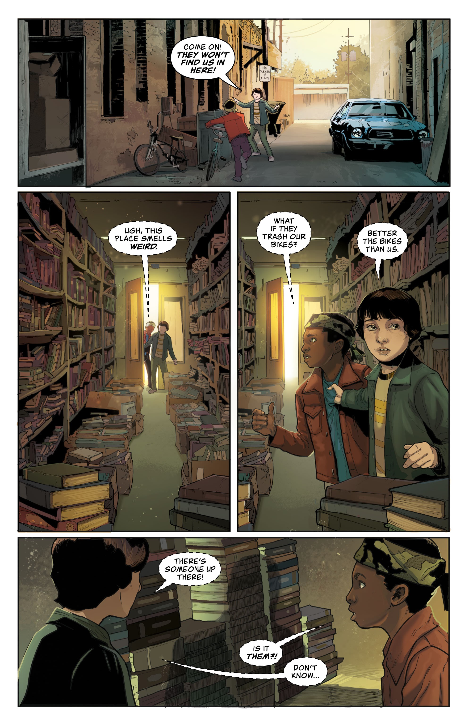 Read online Stranger Things and Dungeons & Dragons comic -  Issue #1 - 4