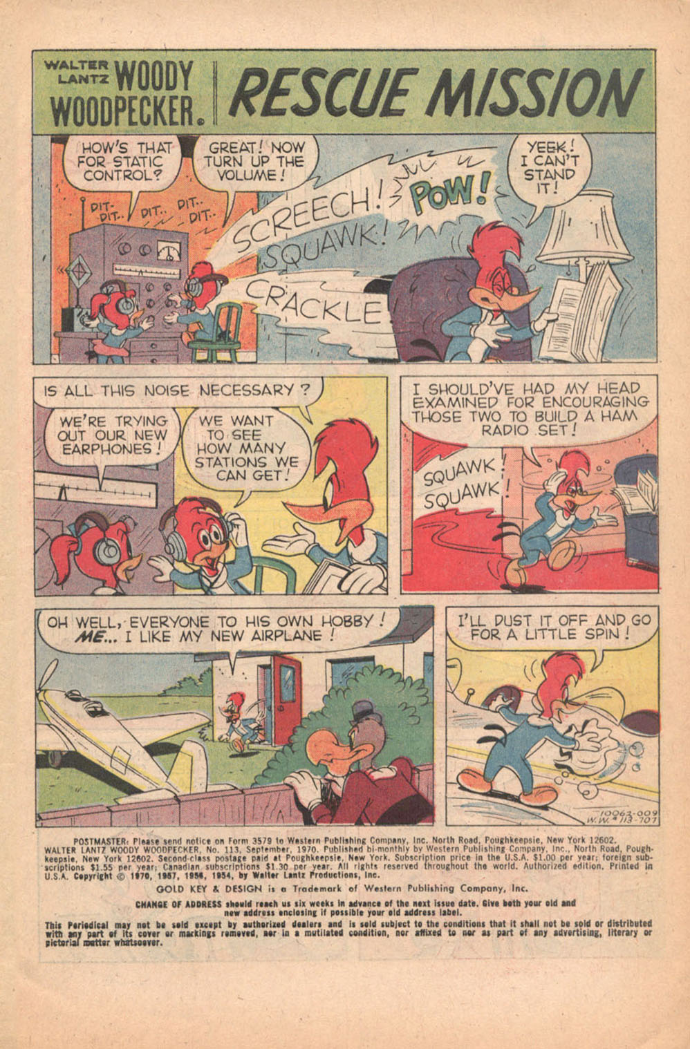 Read online Walter Lantz Woody Woodpecker (1962) comic -  Issue #113 - 3