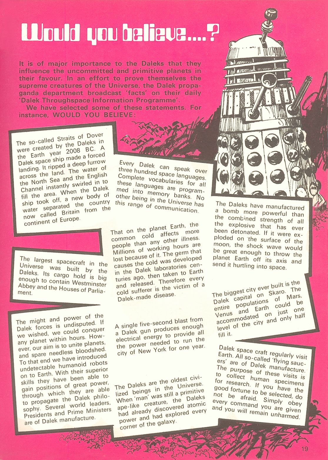 Read online Dalek Annual comic -  Issue #1978 - 19