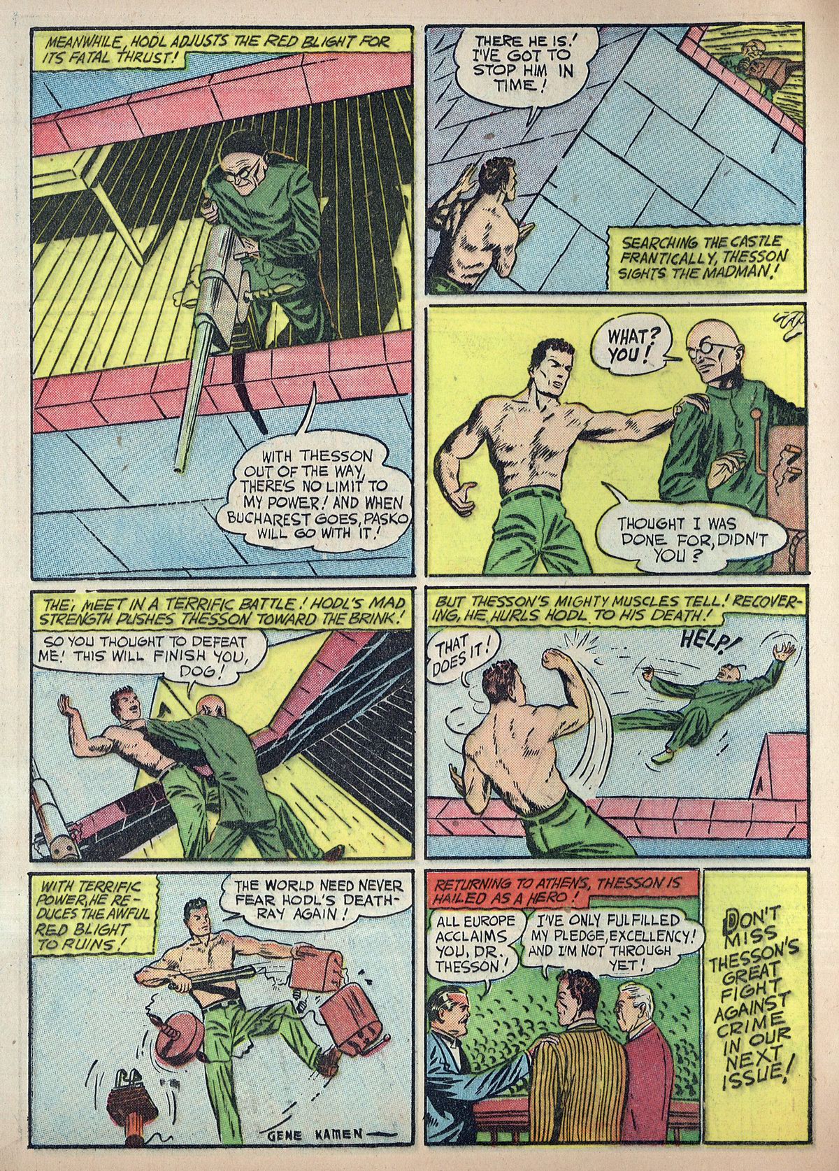 Read online Exciting Comics comic -  Issue #3 - 36