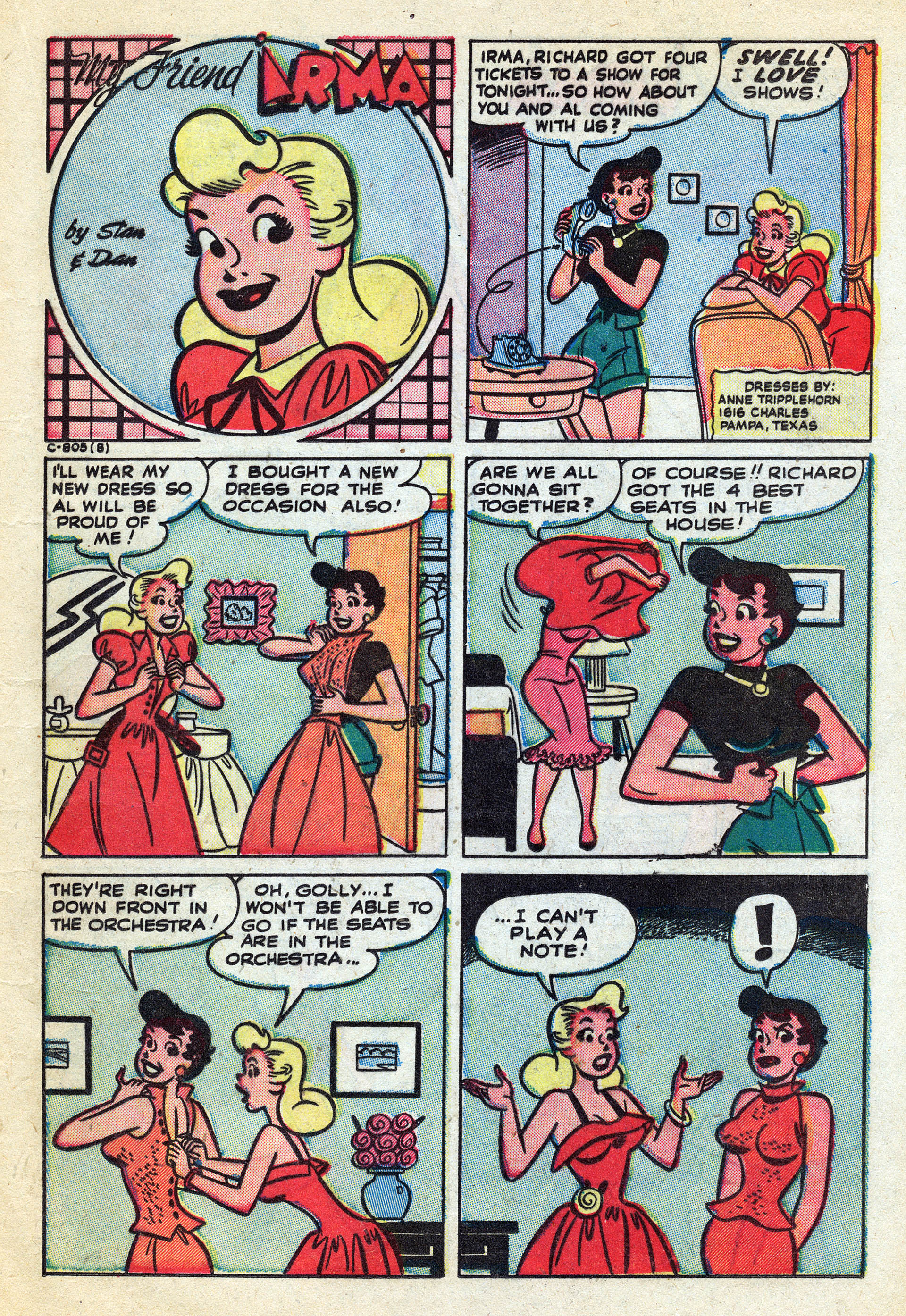 Read online My Friend Irma comic -  Issue #34 - 17