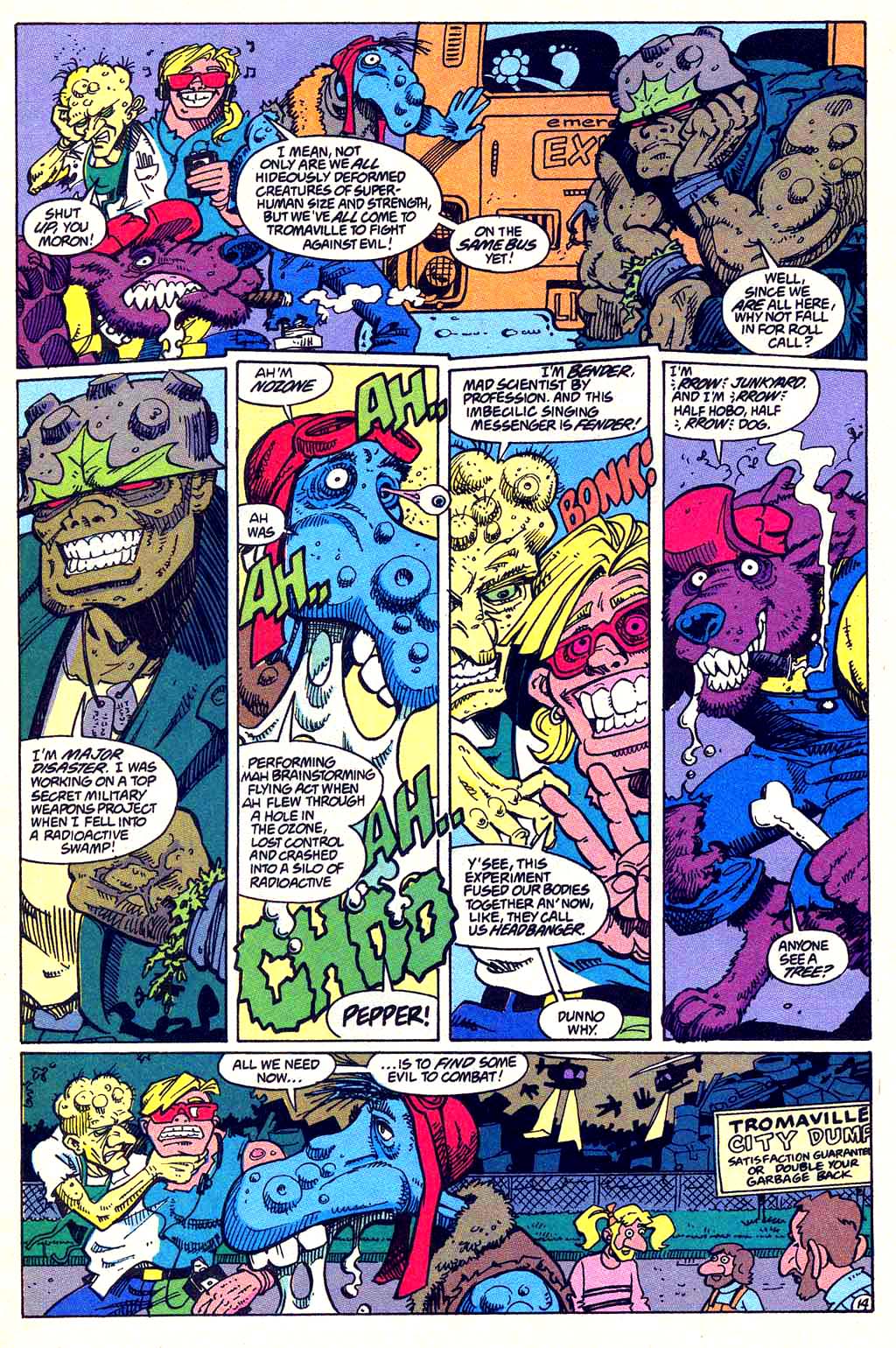 Read online Toxic Crusaders comic -  Issue #1 - 15
