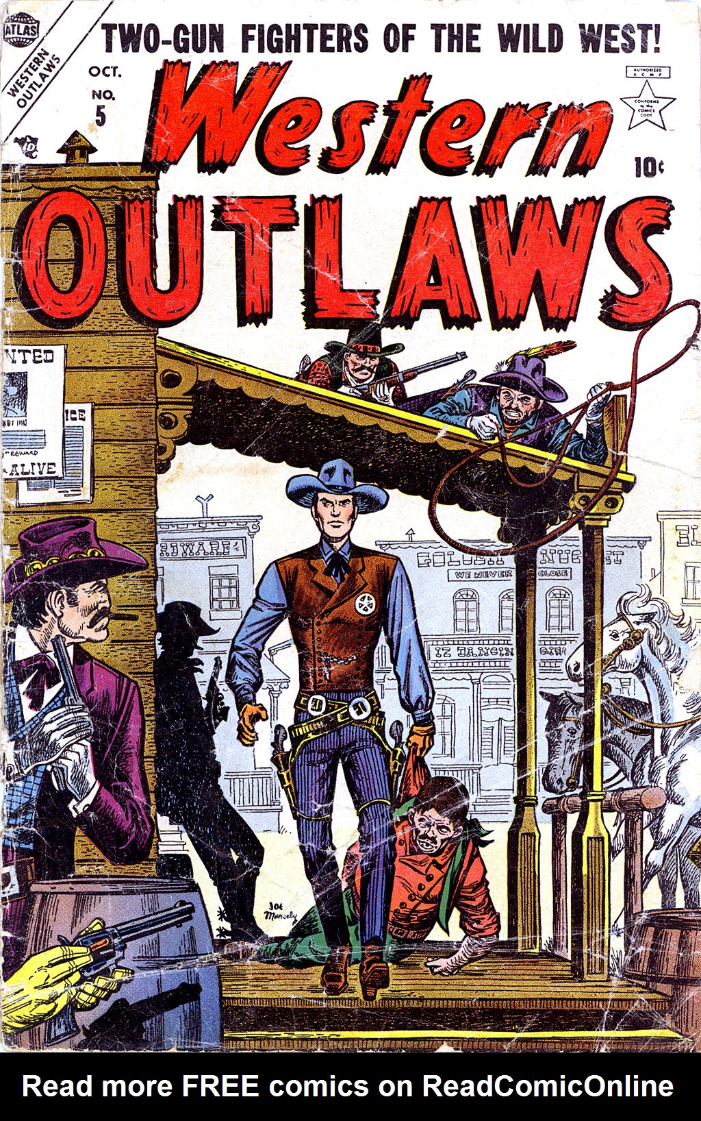 Read online Western Outlaws (1954) comic -  Issue #5 - 1