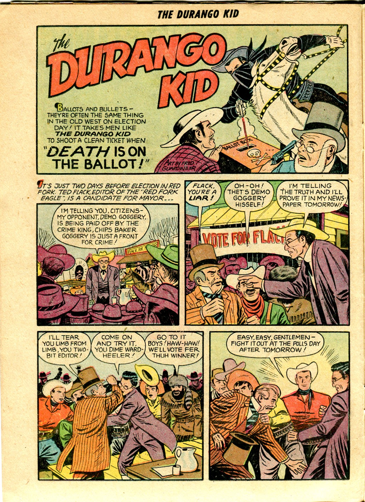 Read online Charles Starrett as The Durango Kid comic -  Issue #23 - 12