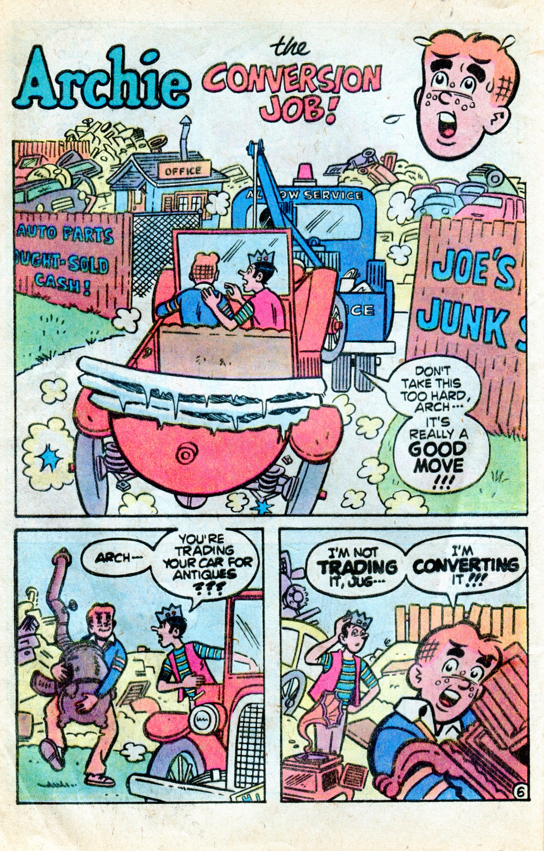 Read online Archie's Car comic -  Issue # Full - 8