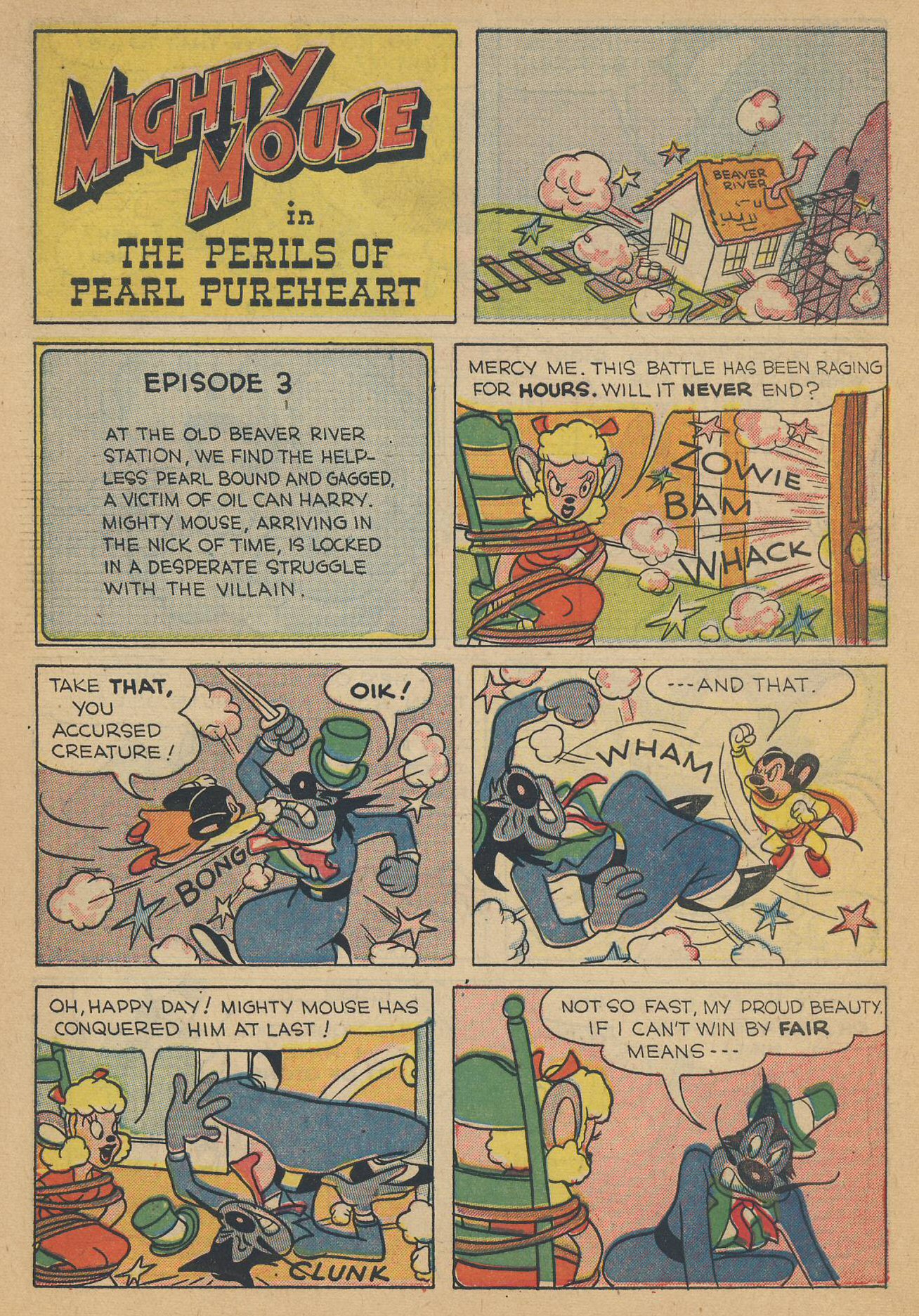 Read online Paul Terry's Mighty Mouse Comics comic -  Issue #54 - 3