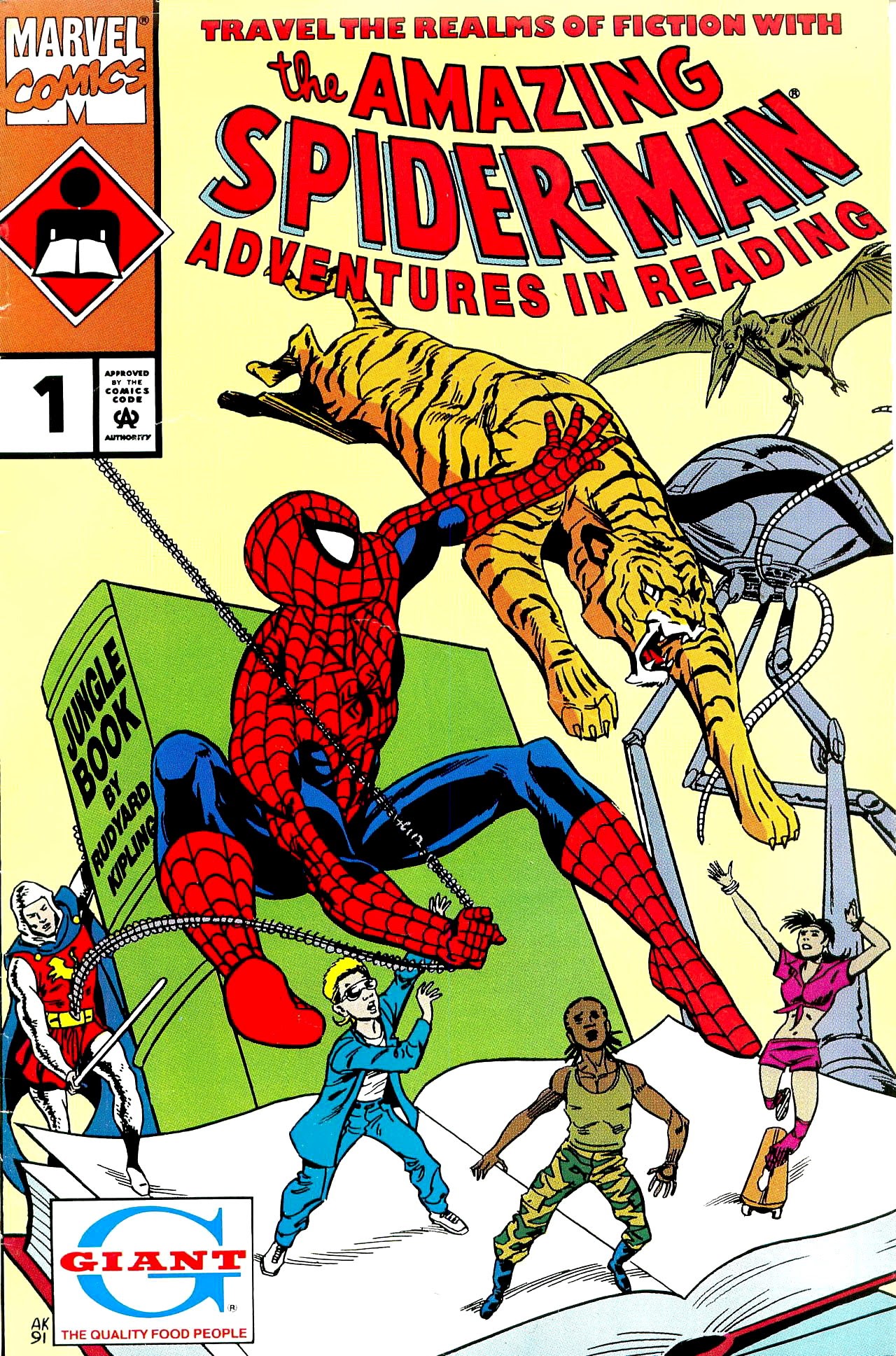 Read online Adventures in Reading Starring the Amazing Spider-Man (1991) comic -  Issue # Full - 1