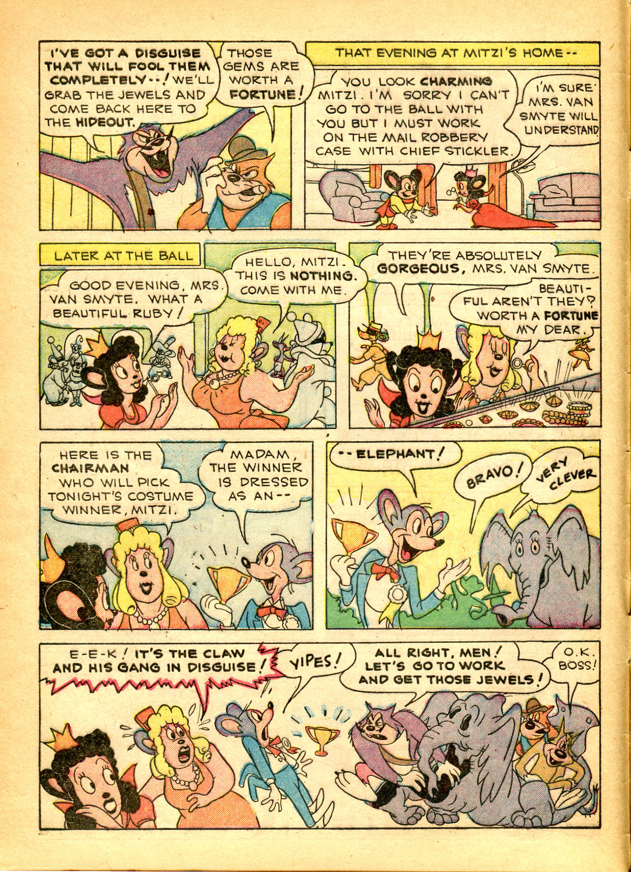 Read online Paul Terry's Mighty Mouse Comics comic -  Issue #31 - 3