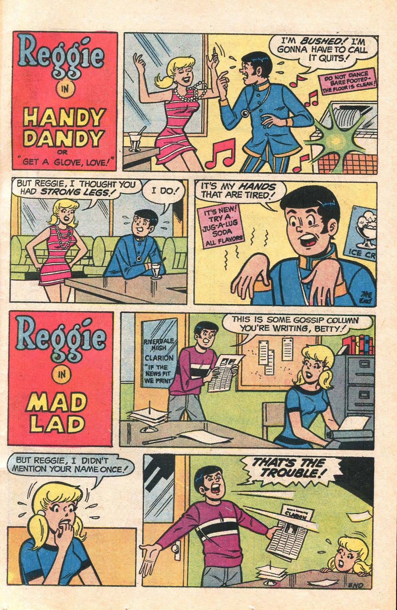 Read online Reggie's Wise Guy Jokes comic -  Issue #9 - 13