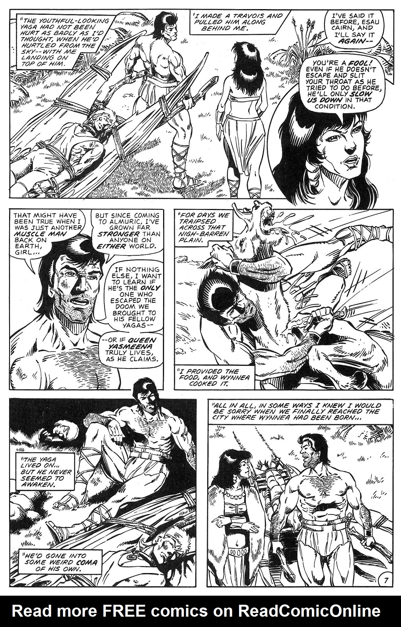 Read online Ironhand of Almuric comic -  Issue #3 - 9