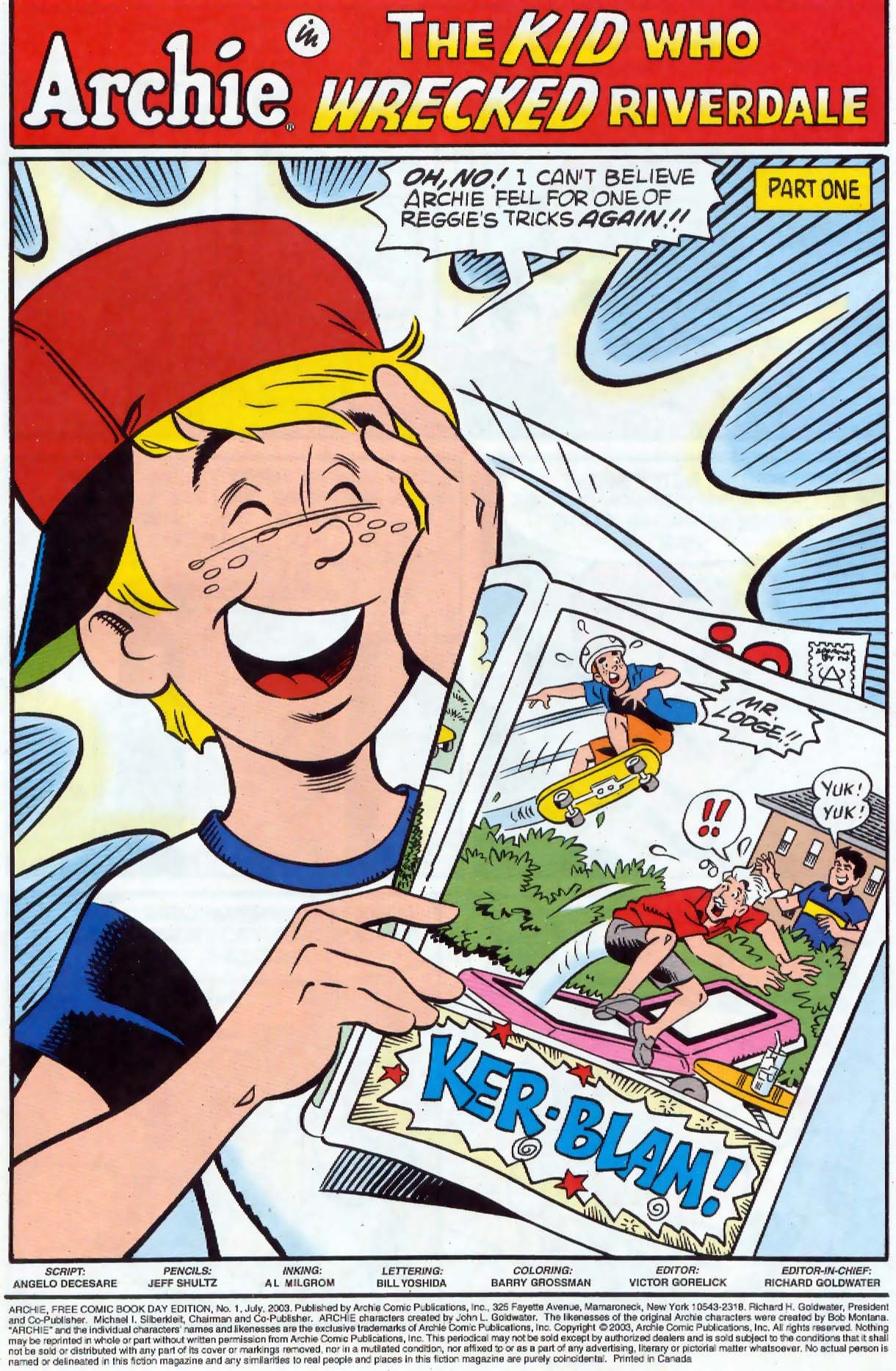 Read online Archie, Free Comic Book Day Edition comic -  Issue #1 - 2