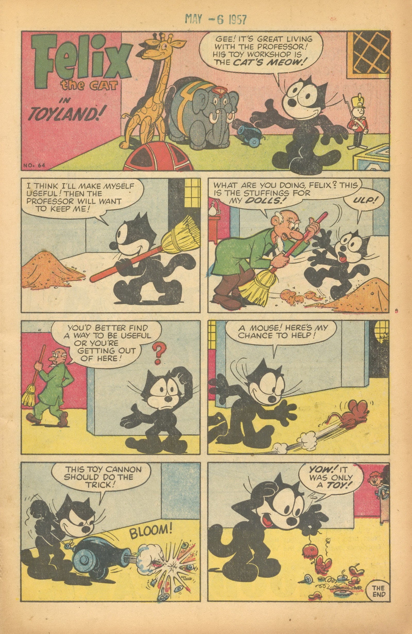 Read online Felix the Cat (1955) comic -  Issue #64 - 3