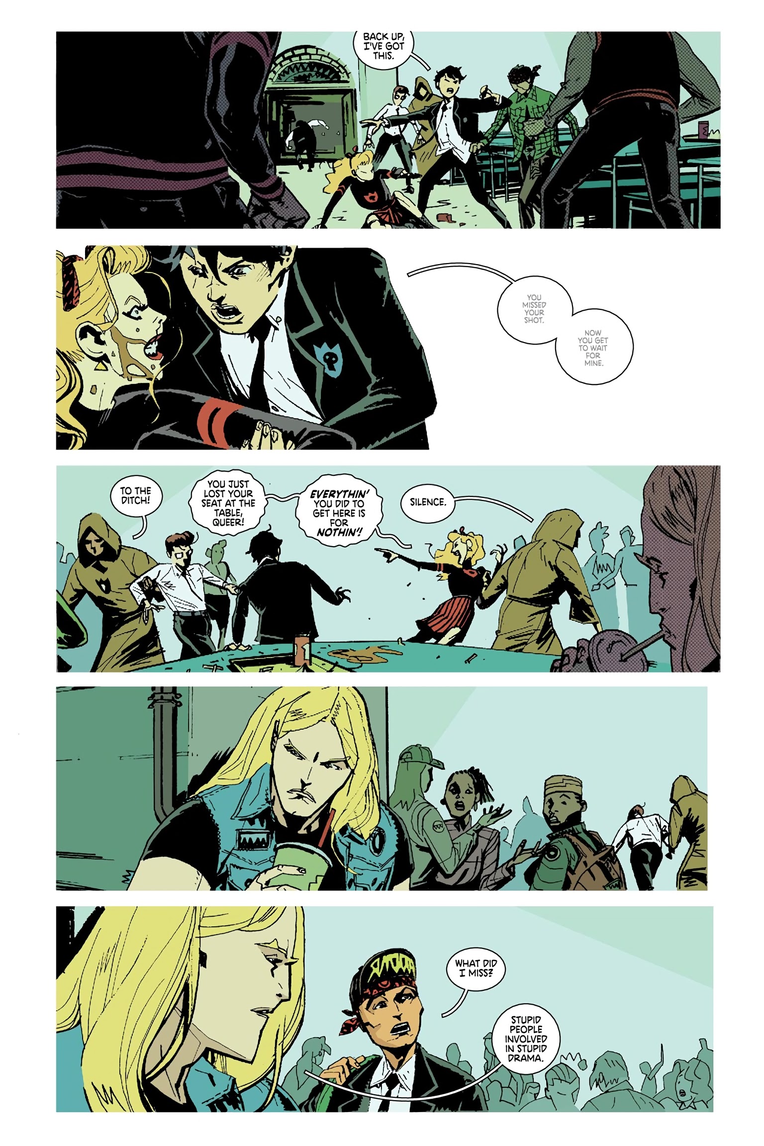 Read online Deadly Class comic -  Issue # _Deluxe Edition Teen Age Riot (Part 2) - 94