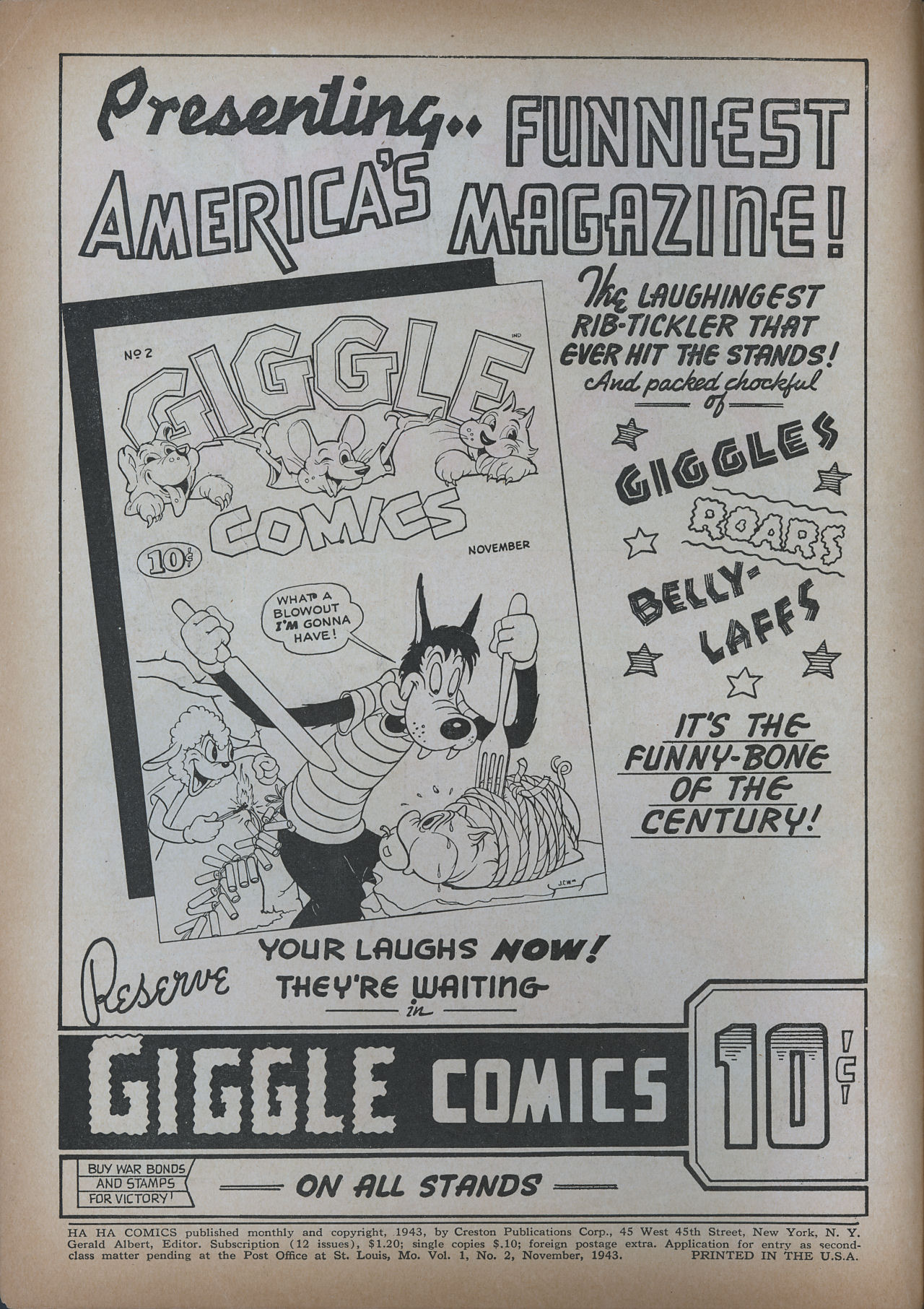 Read online Ha Ha Comics comic -  Issue #2 - 2