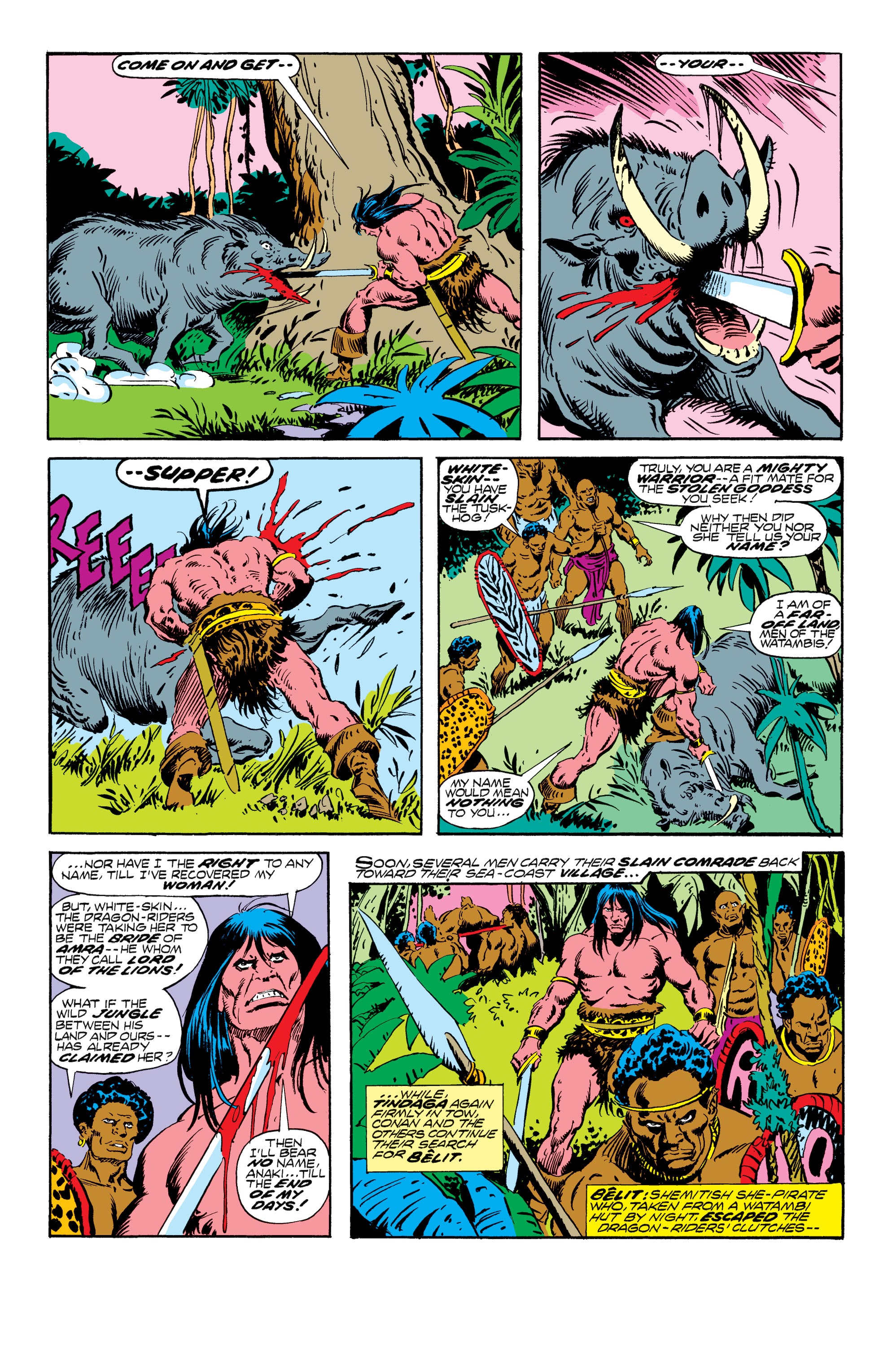 Read online Conan the Barbarian Epic Collection: The Original Marvel Years - Of Once and Future Kings comic -  Issue # TPB (Part 1) - 46