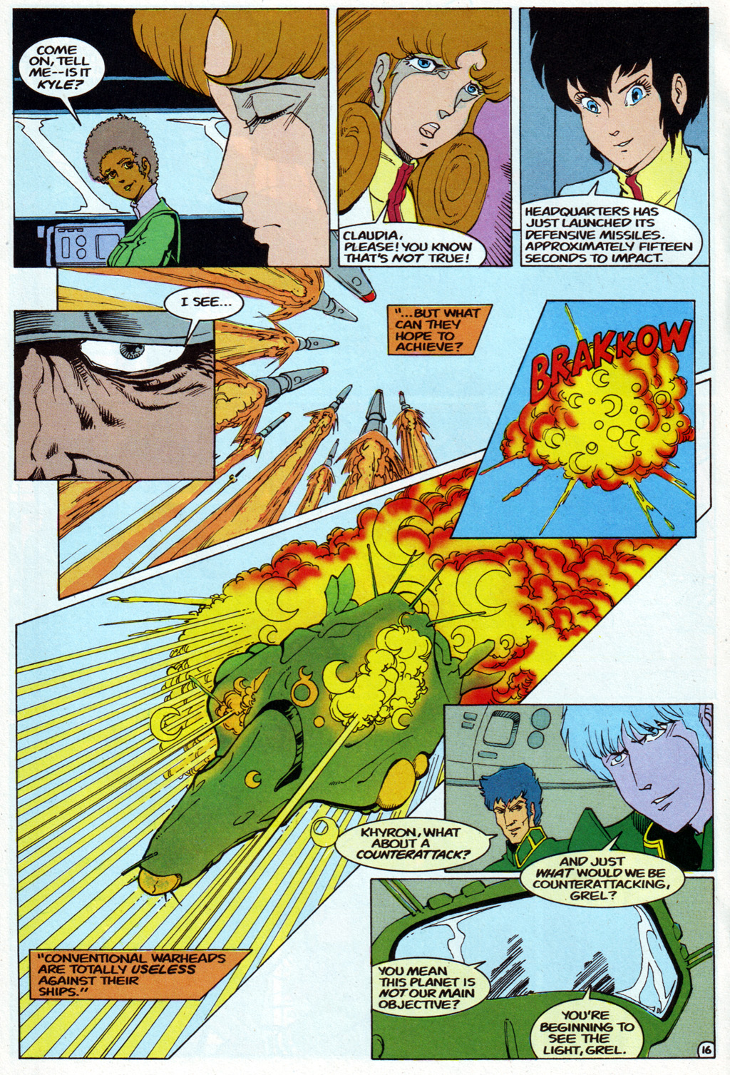 Read online Robotech The Macross Saga comic -  Issue #16 - 17
