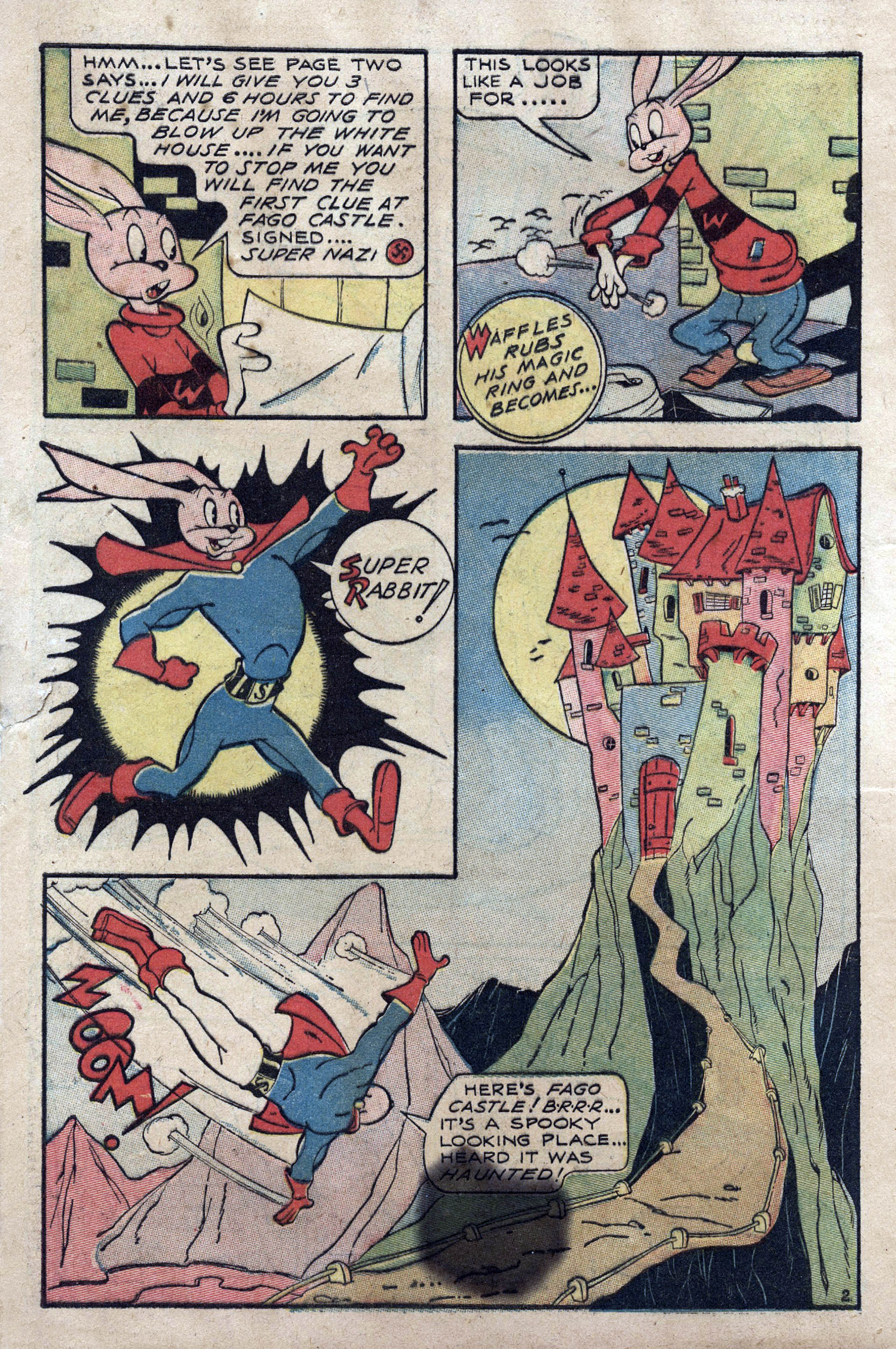 Read online Super Rabbit comic -  Issue #1 - 4