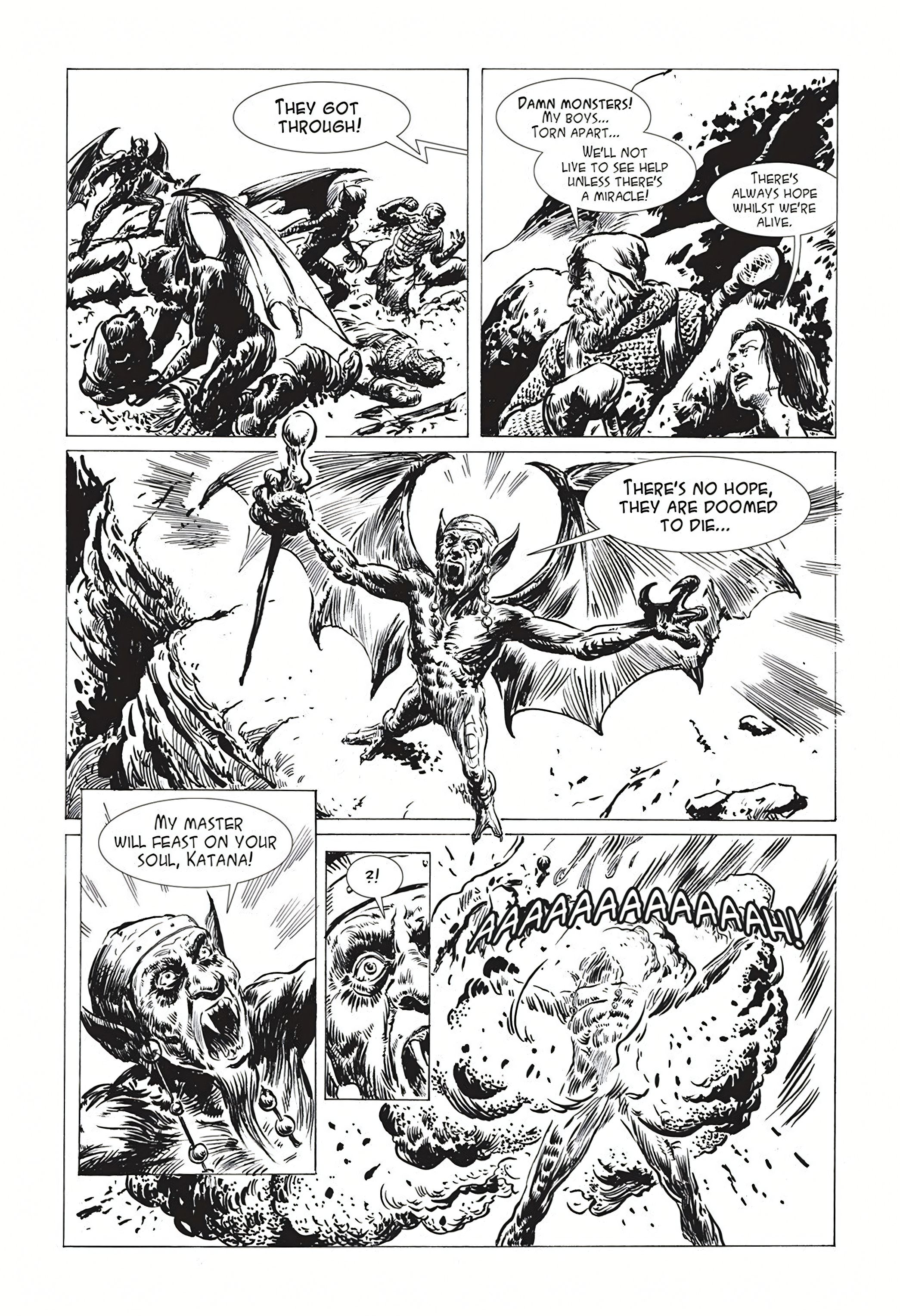 Read online Katana: The Battle for Valokaan comic -  Issue # Full - 37