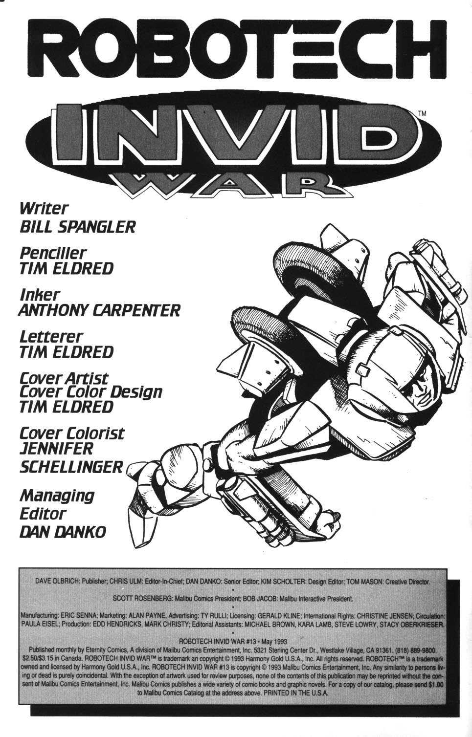 Read online Robotech: Invid War comic -  Issue #13 - 2