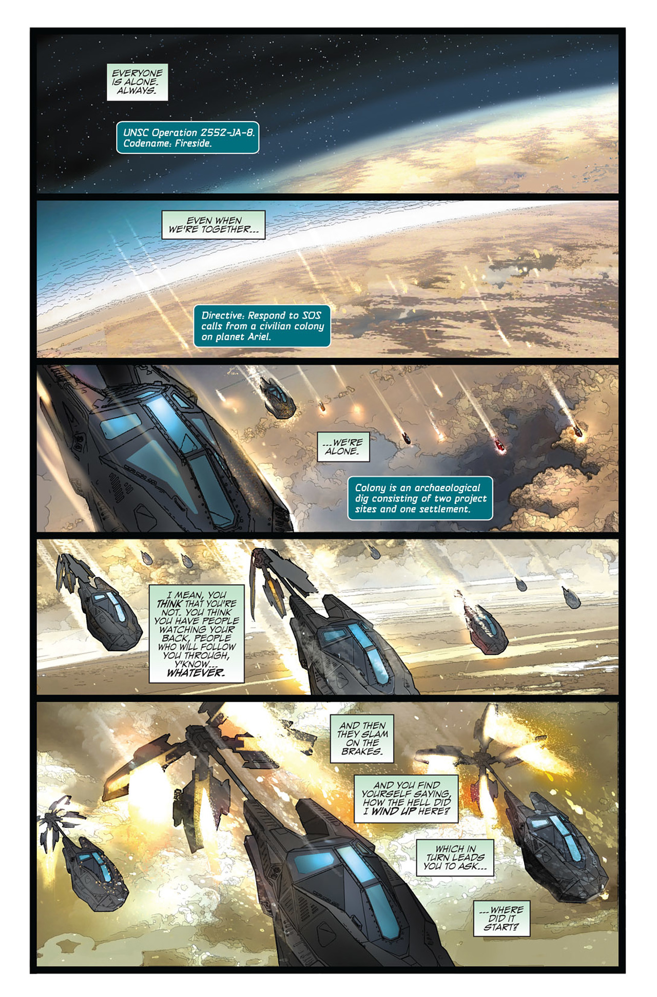 Read online Halo: Helljumper comic -  Issue # Full - 5