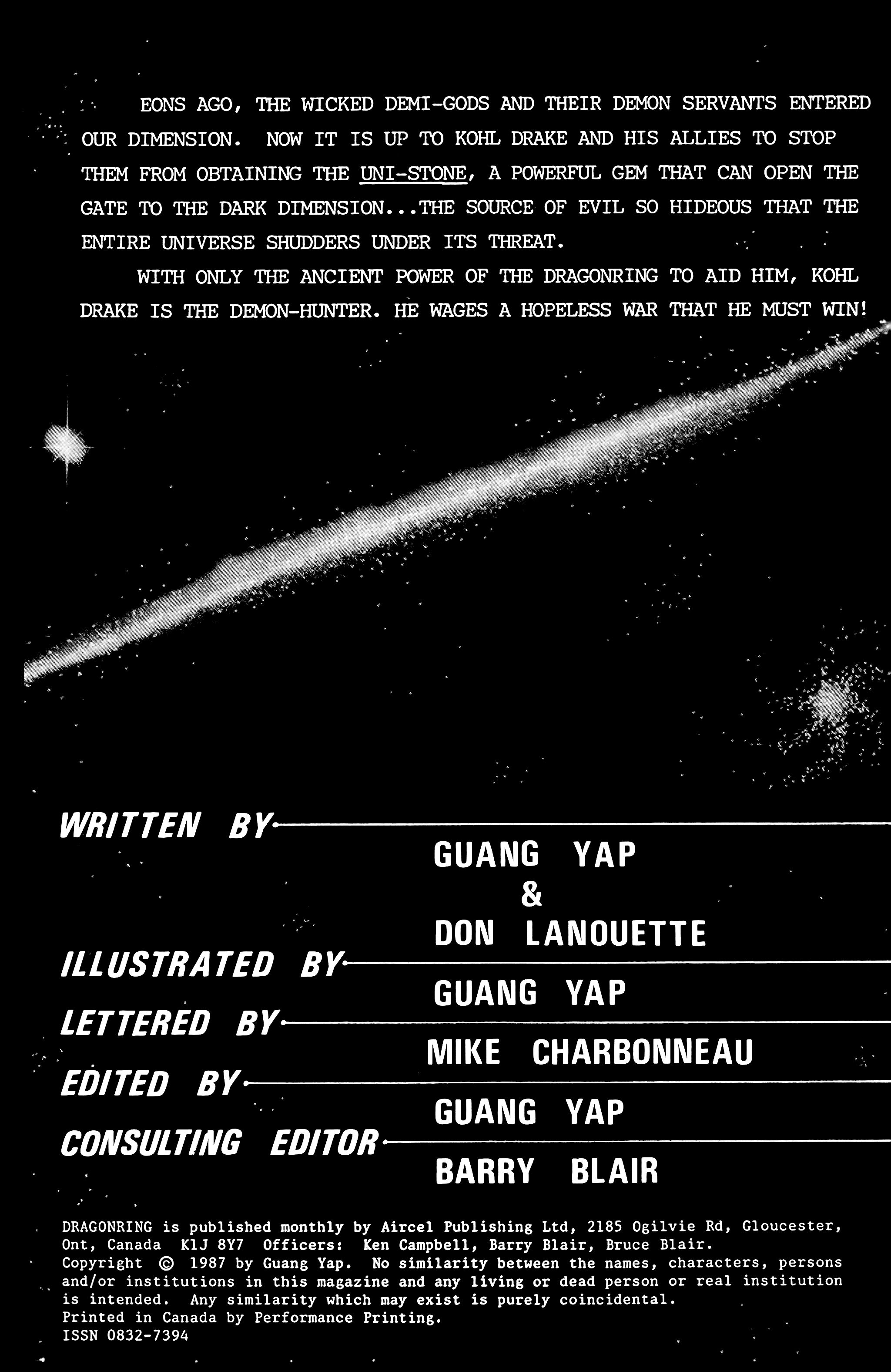 Read online Dragonring (1987) comic -  Issue #4 - 2