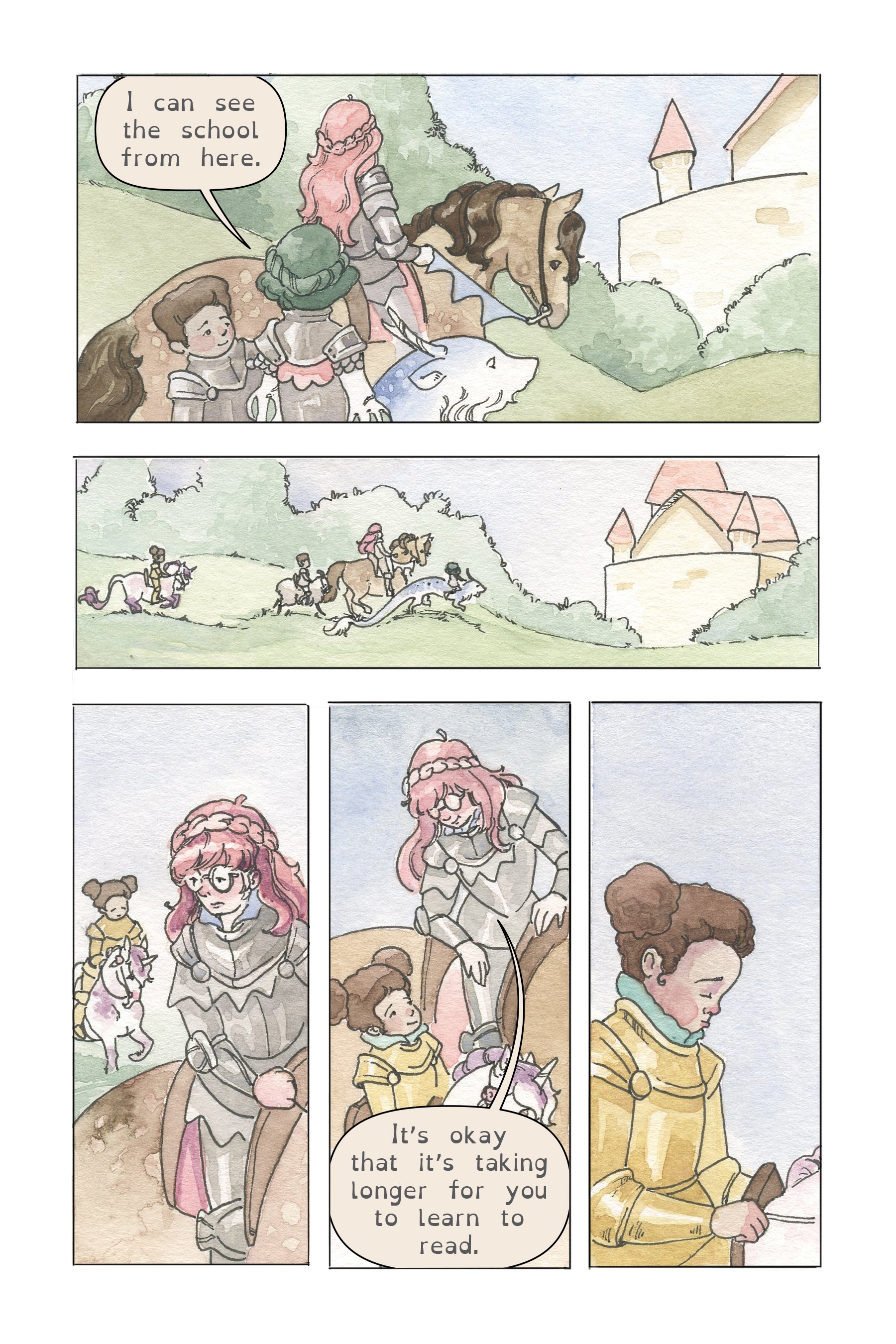 Read online Emiline: Knight in Training comic -  Issue # Full - 14