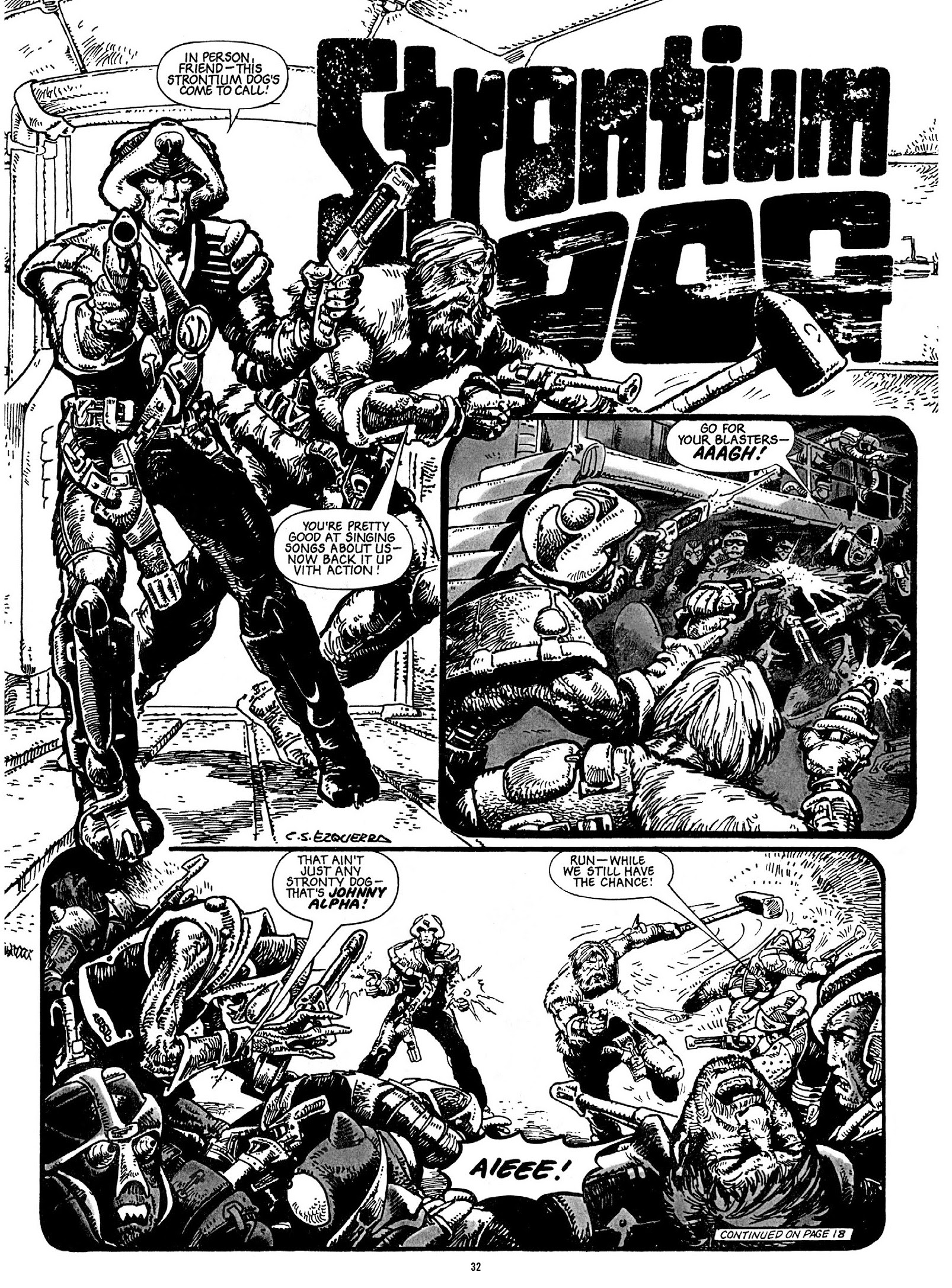 Read online Strontium Dog Search and Destroy: The Starlord Years comic -  Issue # TPB - 32